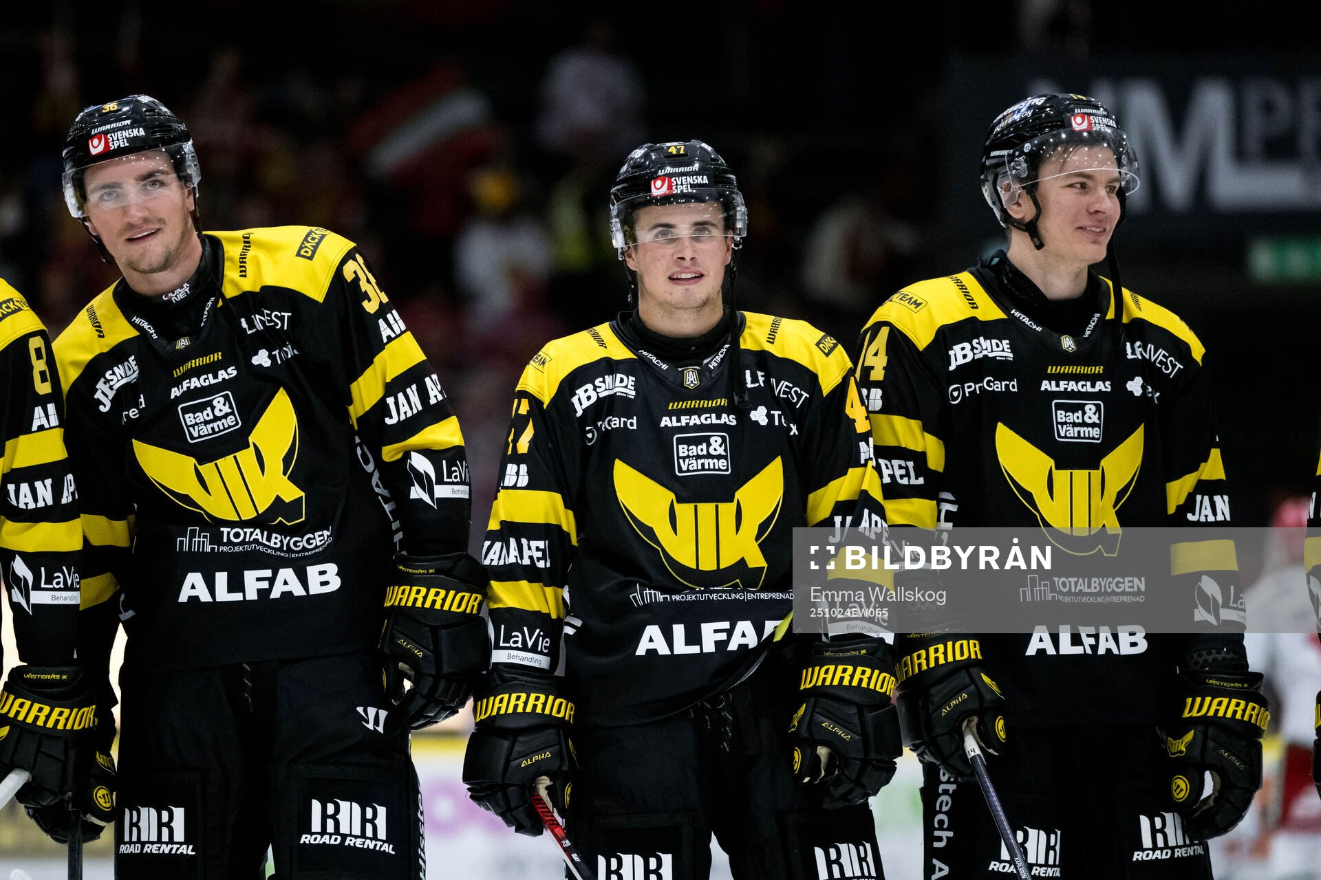Västerås Olle Norberg, Patrick Guay och Max Karlsson