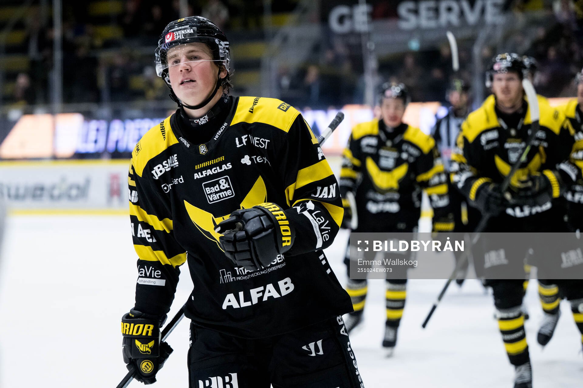 Västerås Hugo Lejon jublar