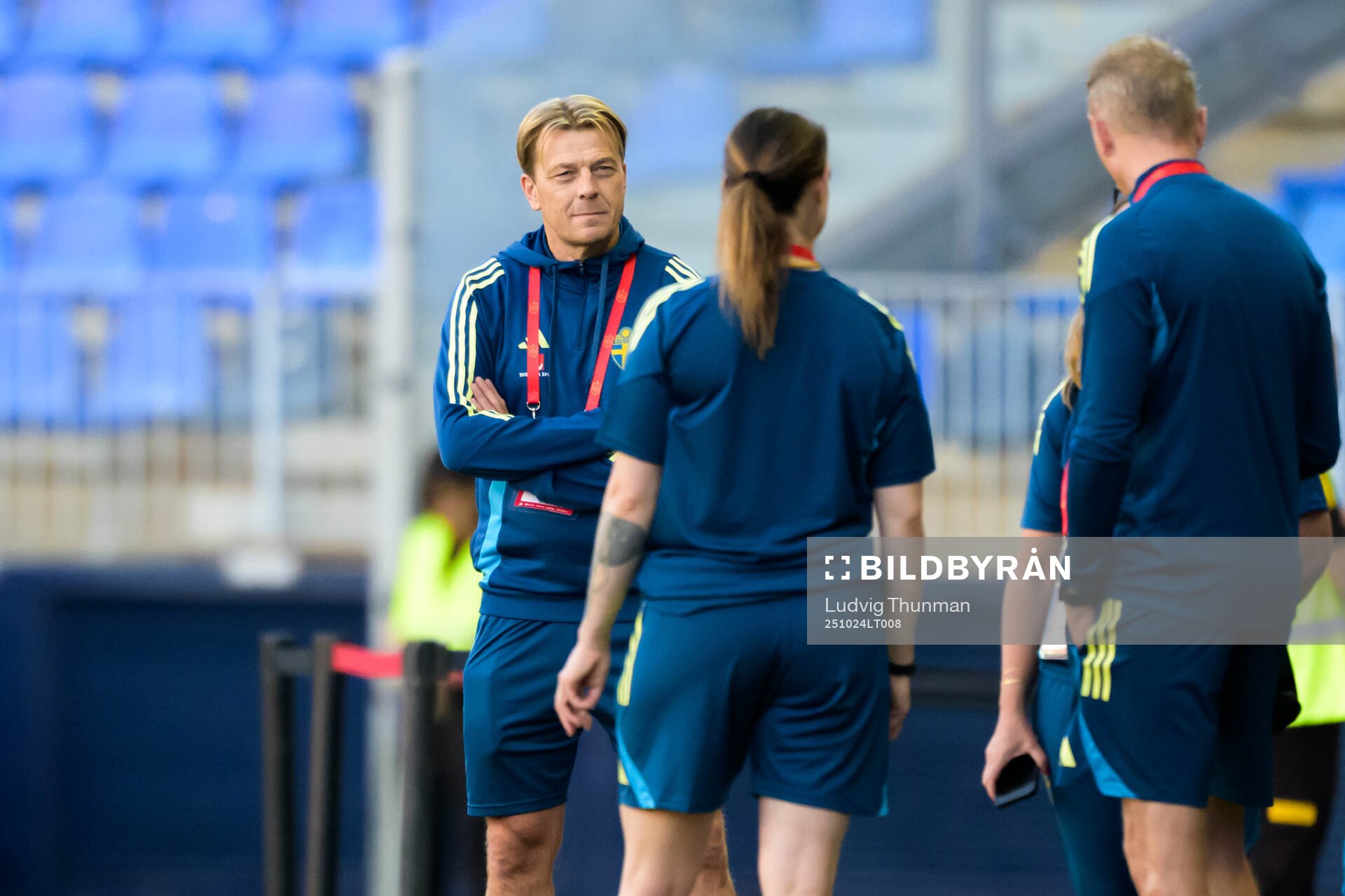 Head coach Tony Gustavsson of Sweden