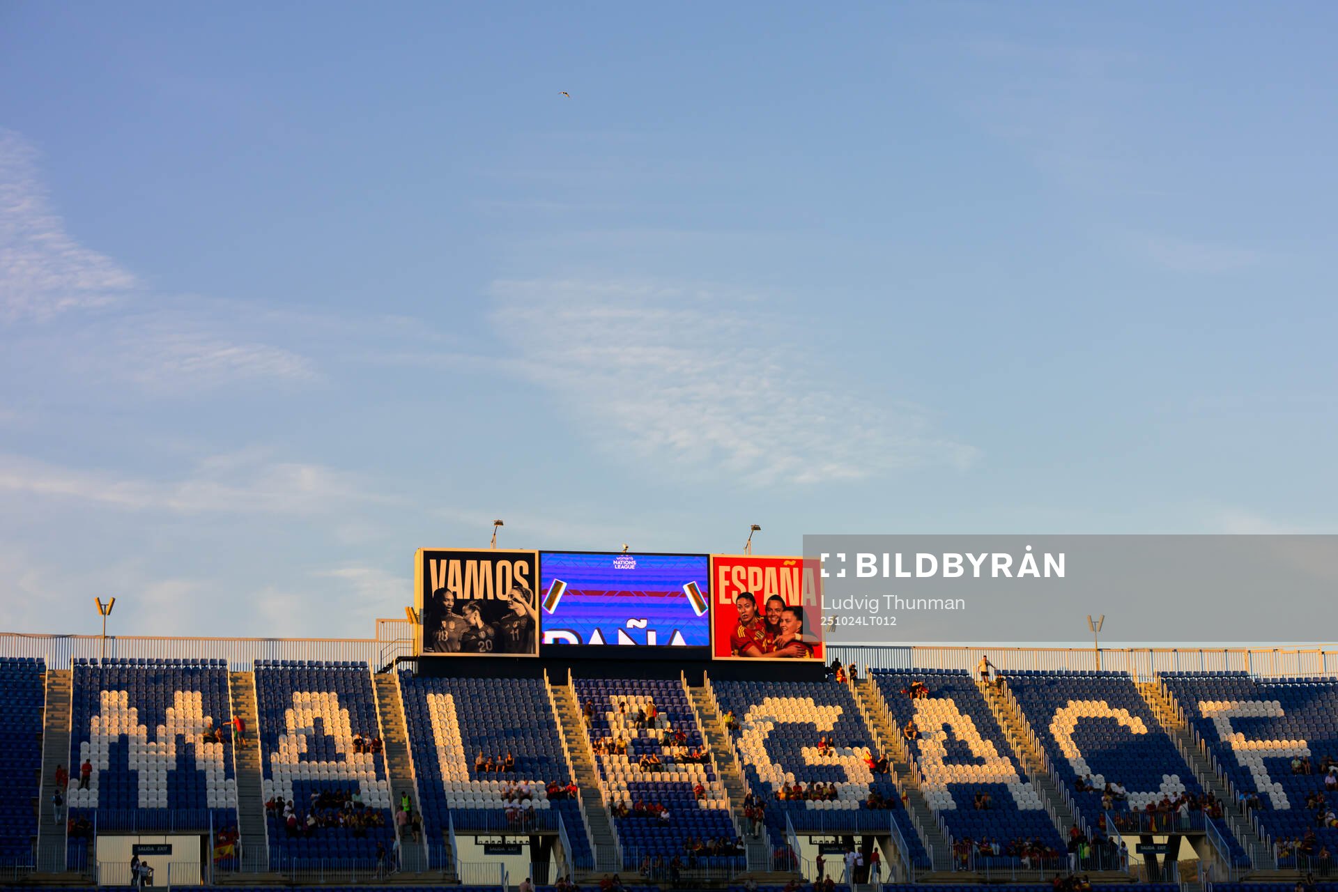 General view of Estadio La Rosaleda