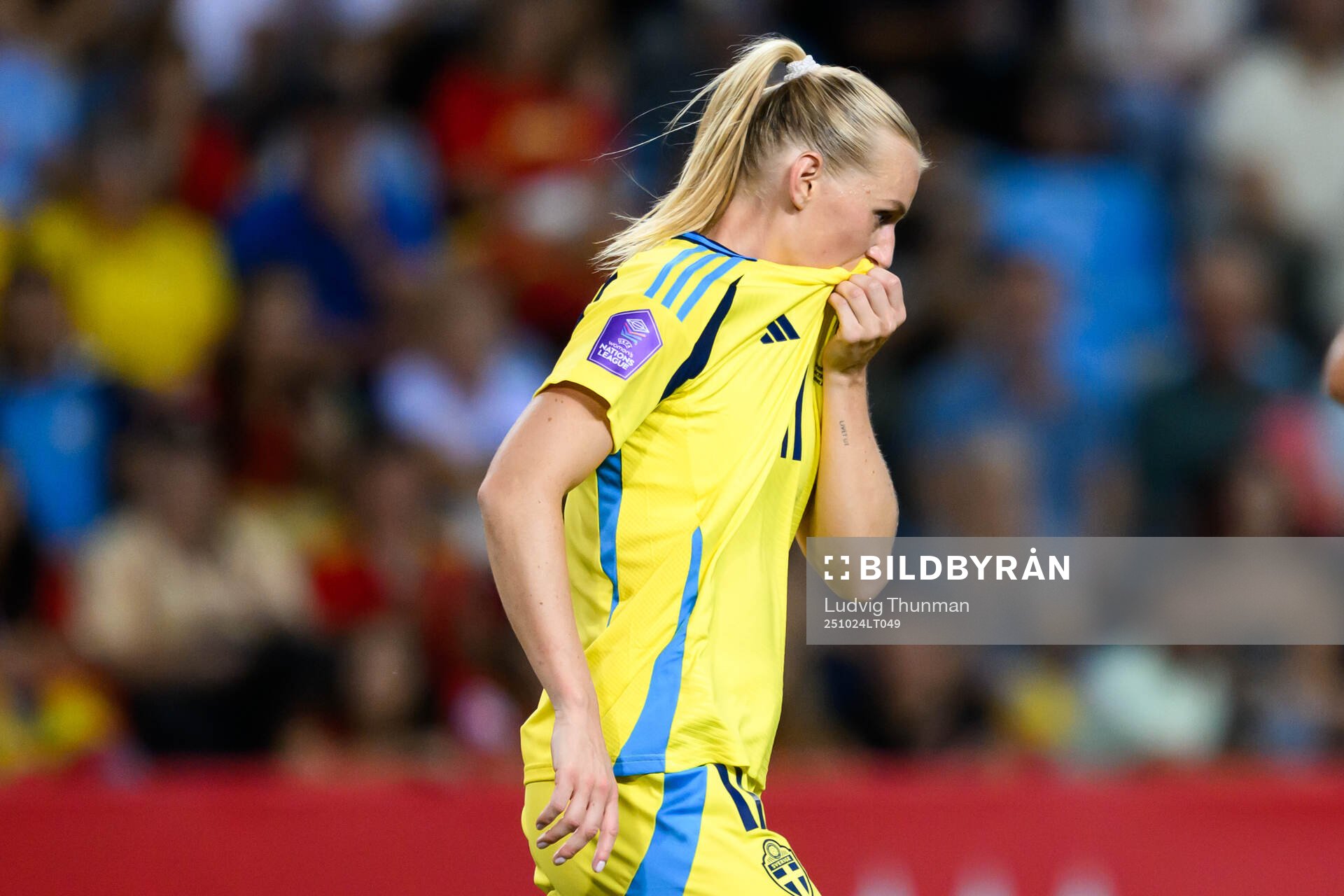 Stina Blackstenius of Sweden