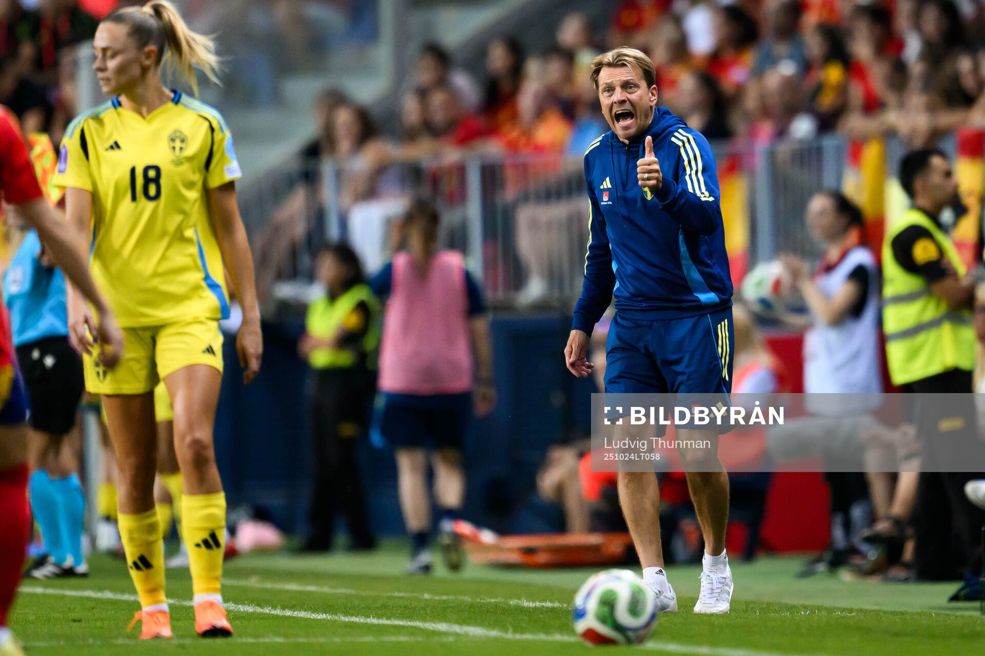 Head coach Tony Gustavsson of Sweden