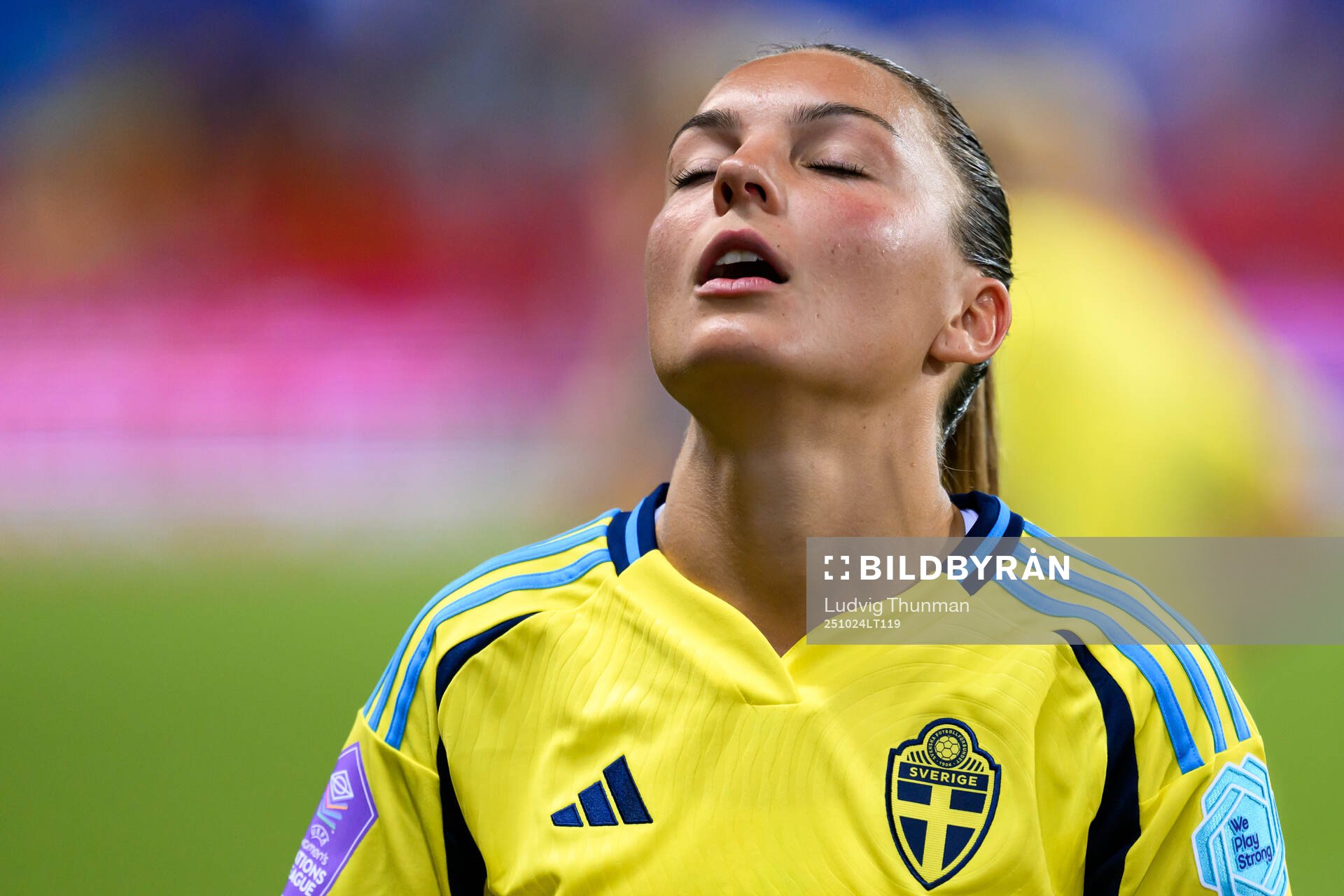 Johanna Rytting Kaneryd of Sweden looks dejected