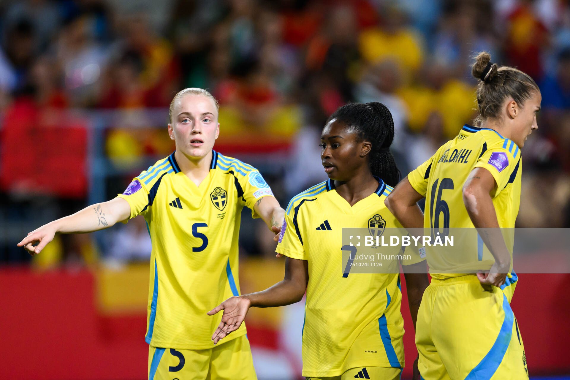 Anna Sandberg, Monica Jusu Bah and Filippa Angeldahl of