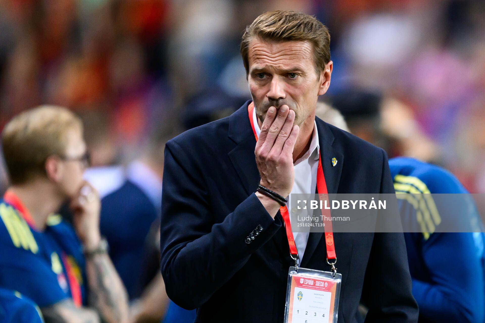 Team manager Magnus Andersson of Sweden