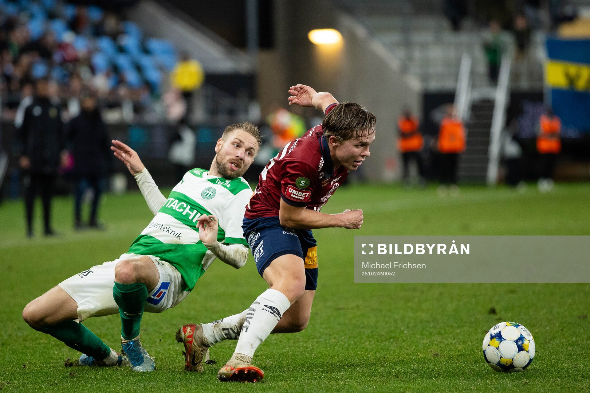 Västerås Jonathan Ring och Örgrytes Isak Dahlqvist