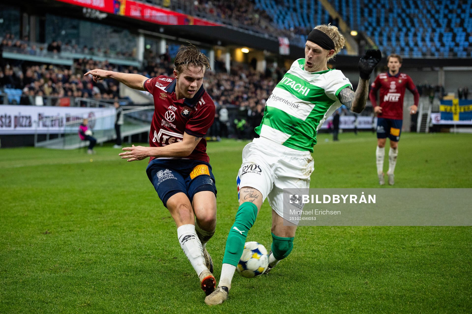 Örgrytes Isak Dahlqvist och Västerås Tim Hartzell