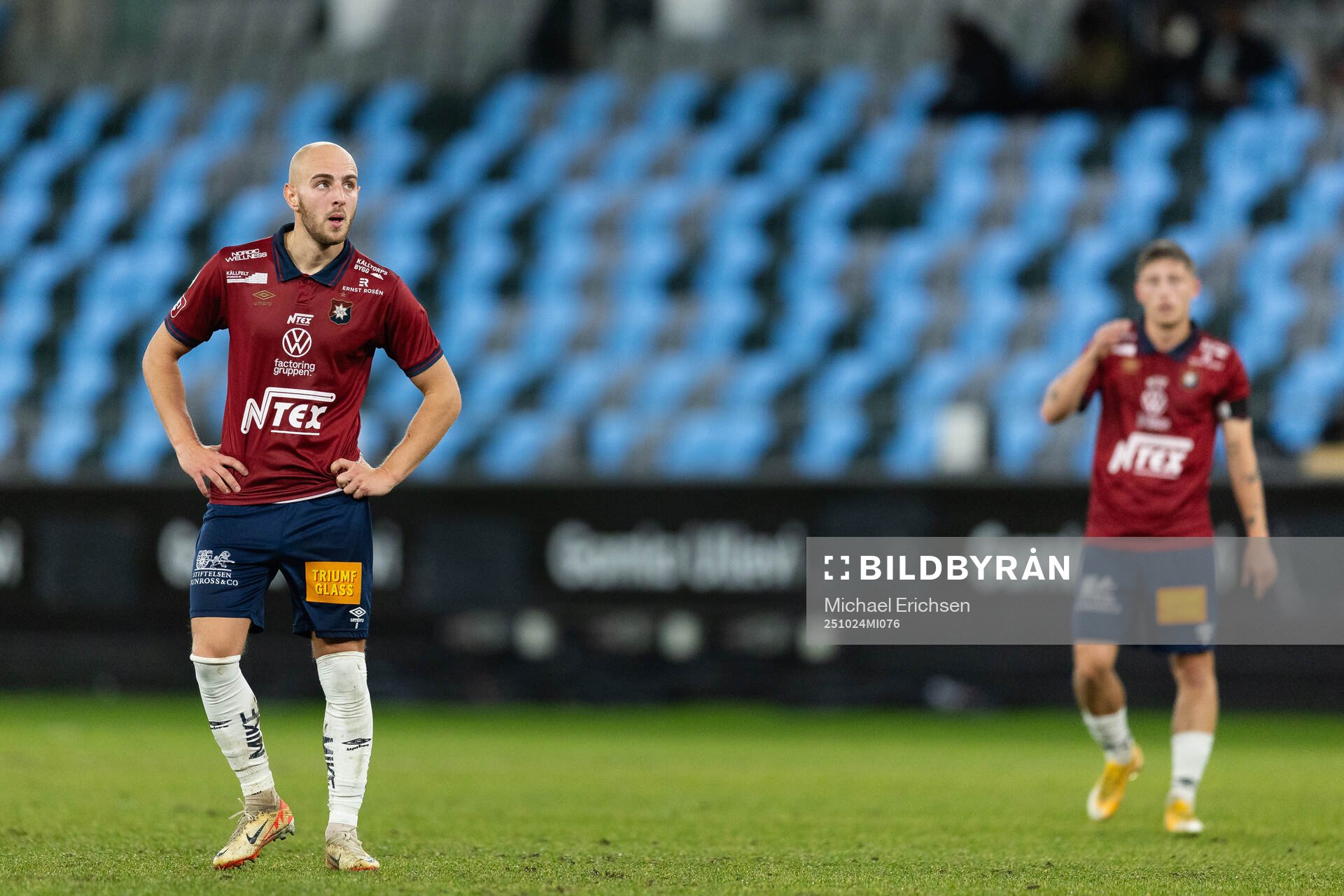 Örgrytes Amel Mujanic och Anton Andreasson deppar