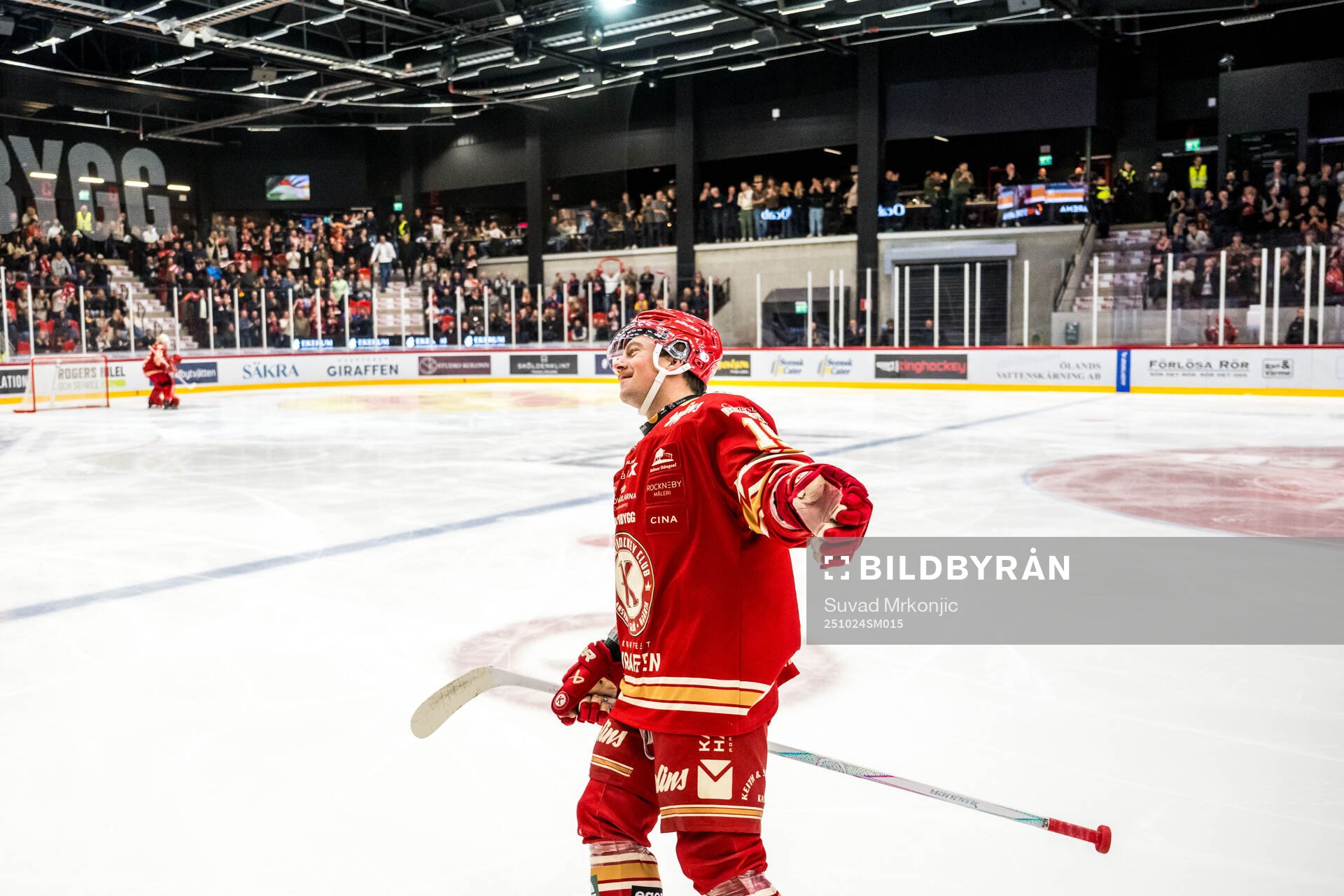Kalmars Andrew Vanderbeck jublar