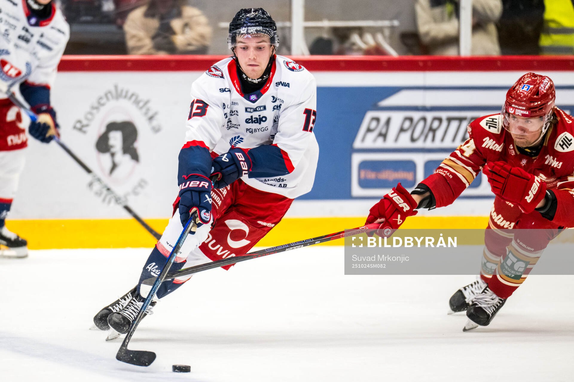 Oskarshamns Joel Svensson och Kalmars Albin Storm