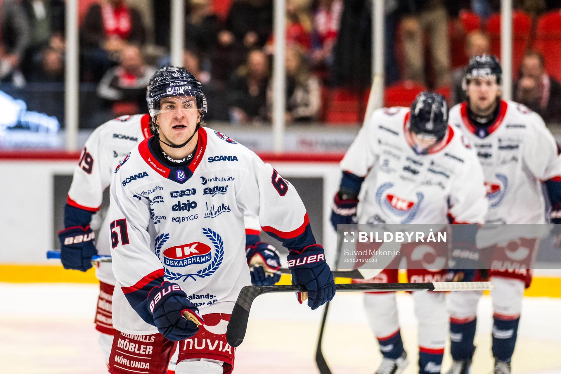 Oskarshamns Joni Ikonen jublar