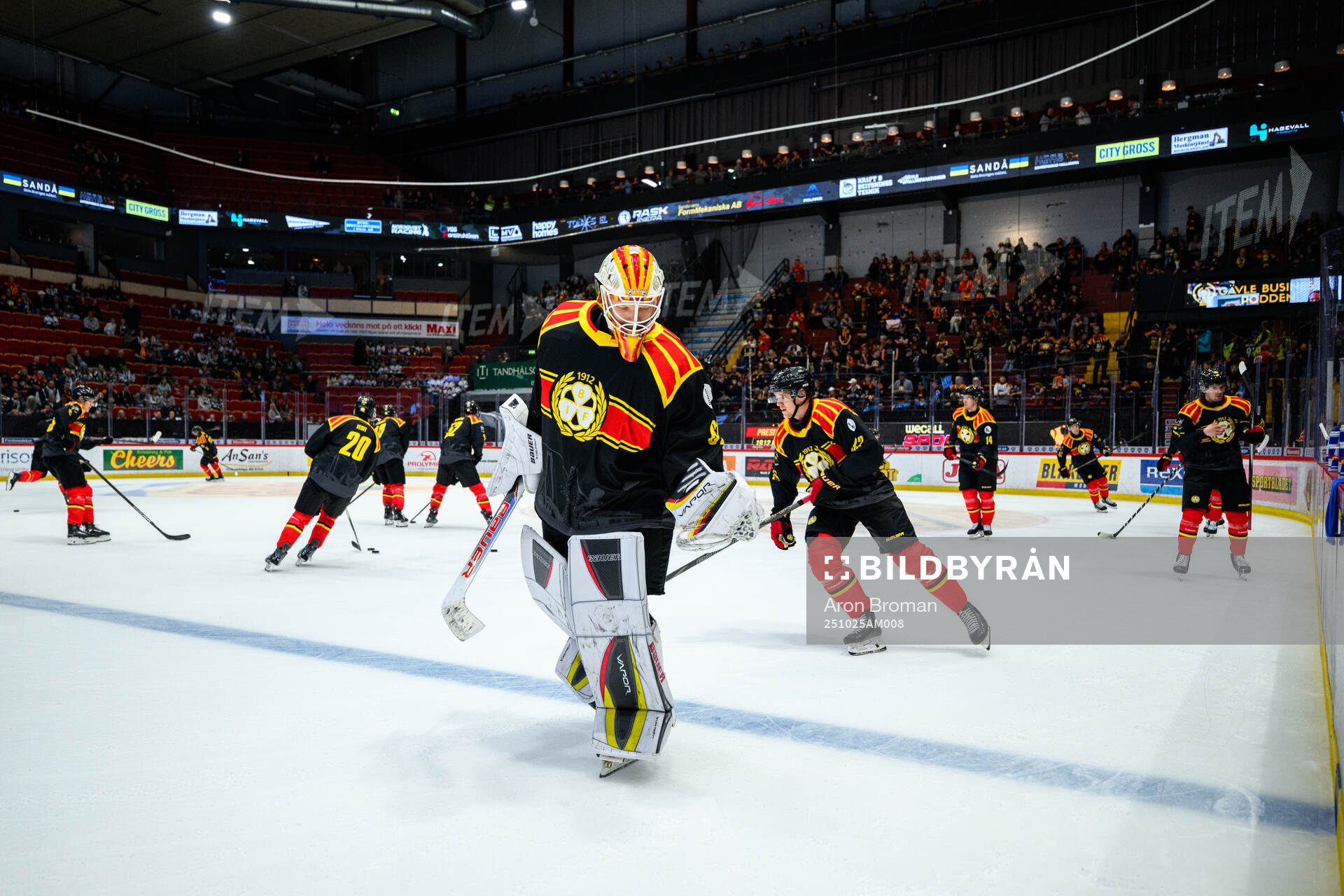 Brynäs målvakt Collin Delia