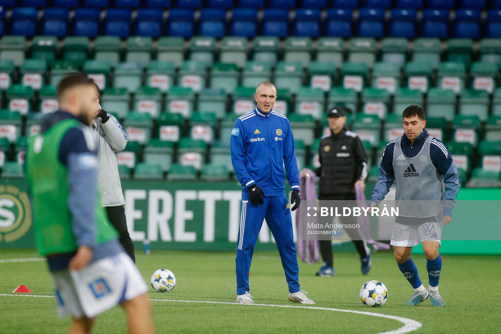 GIF Sundsvalls Dennis Olsson innan fotbollsmatchen i