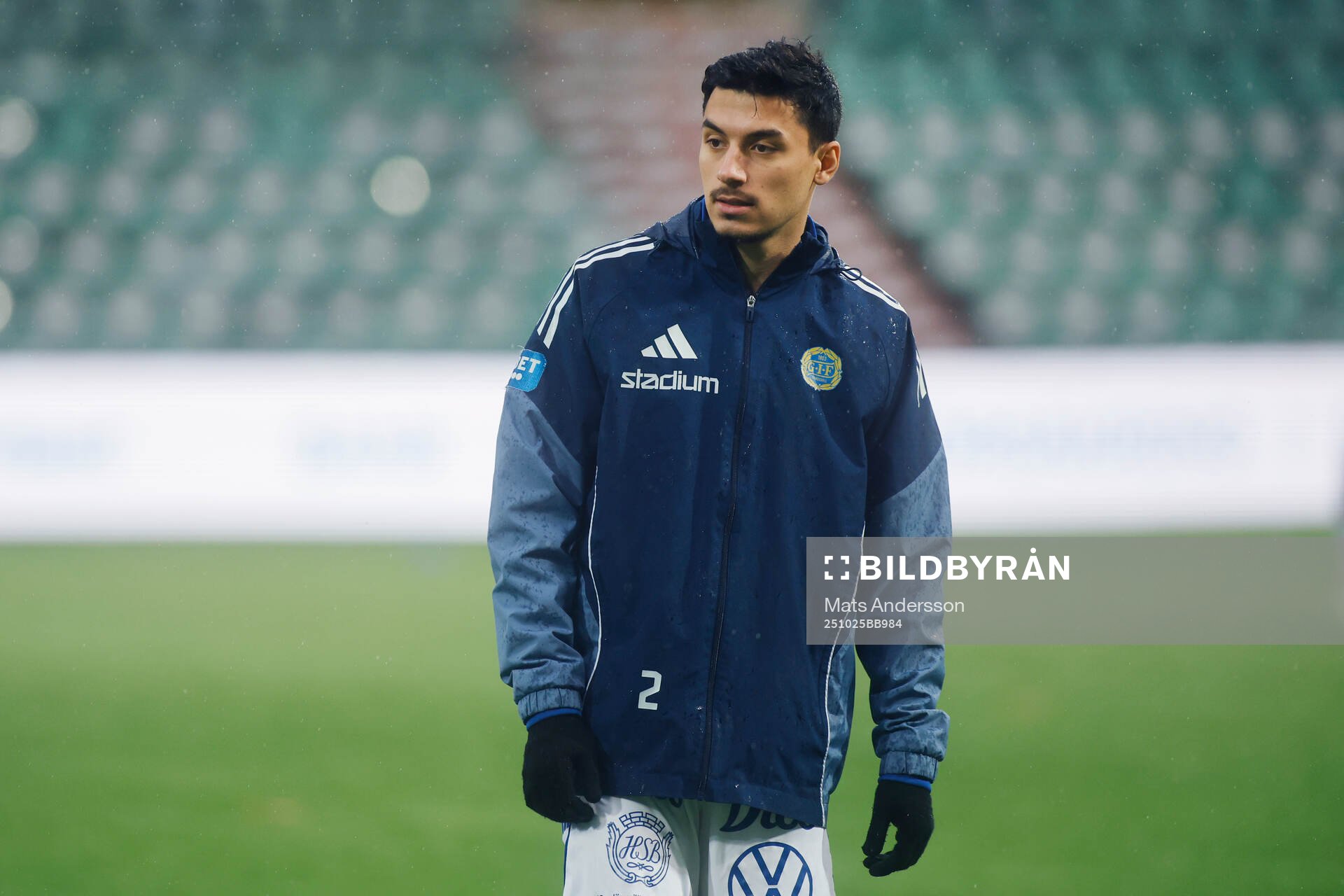 GIF Sundsvalls Alexandros Pantelidis innan fotbollsmatchen