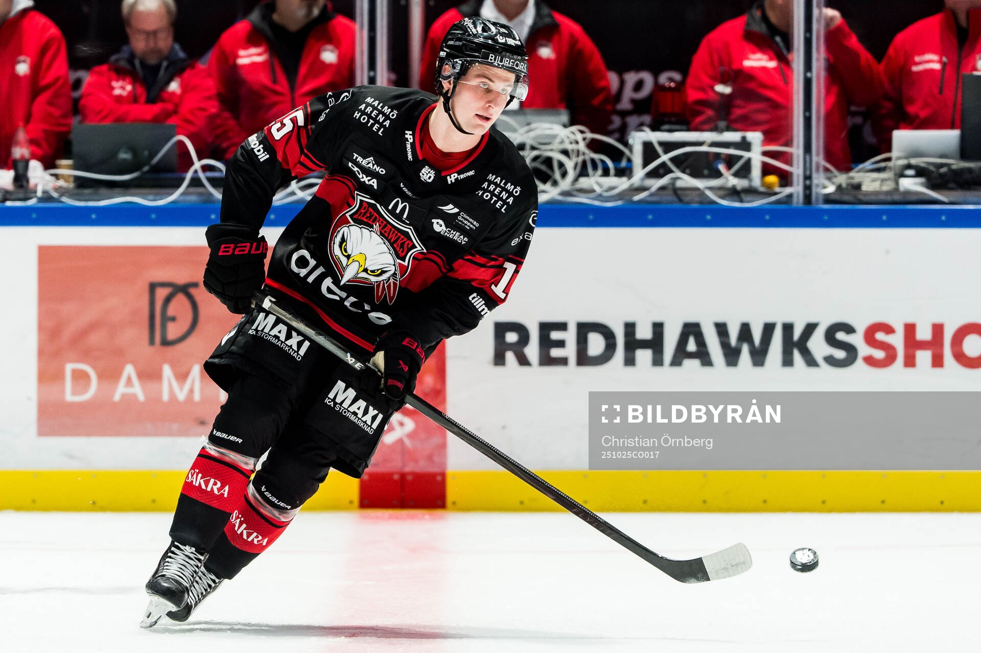 Malmö Redhawks Freddie Larsson