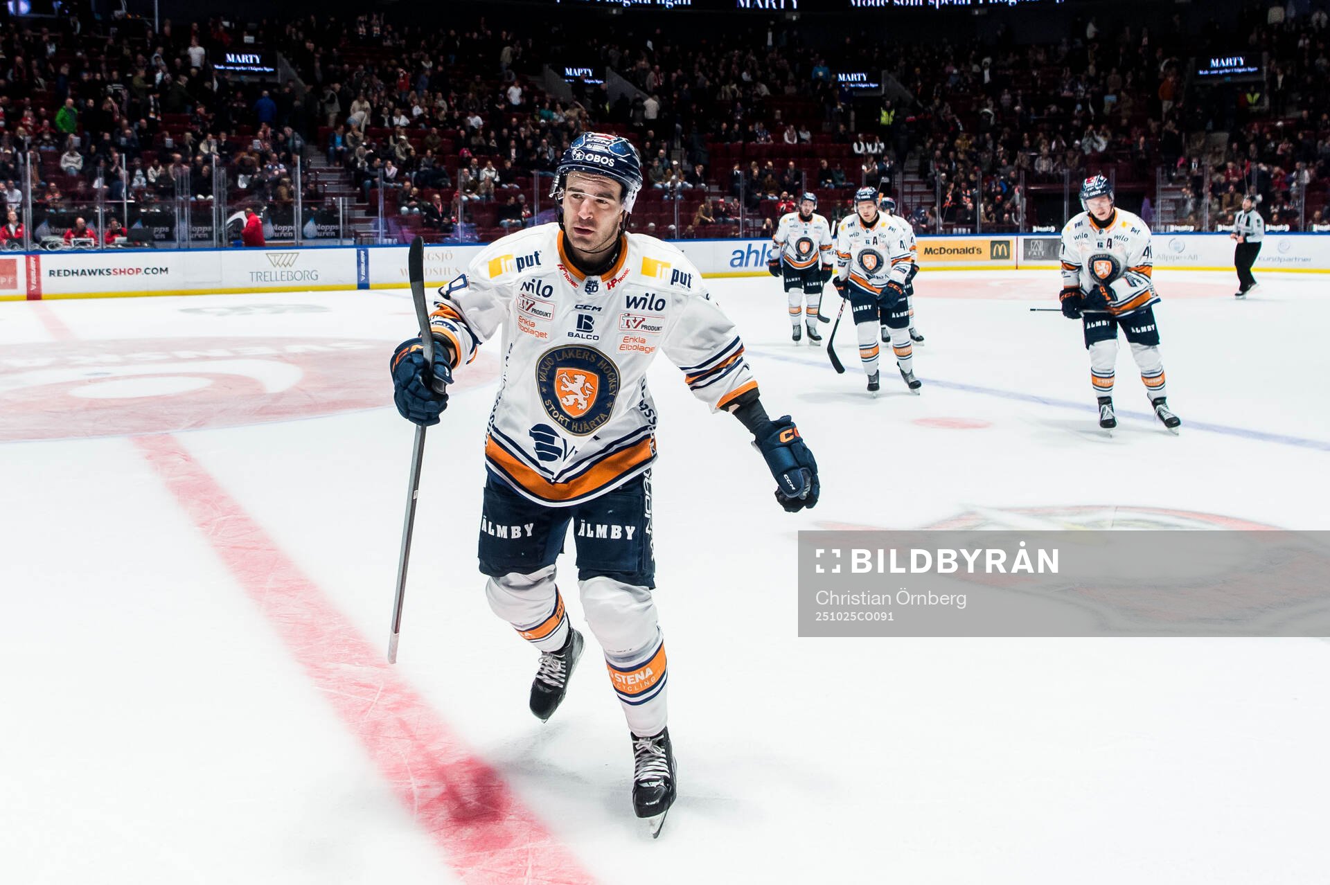 Växjös Reid Gardiner jublar