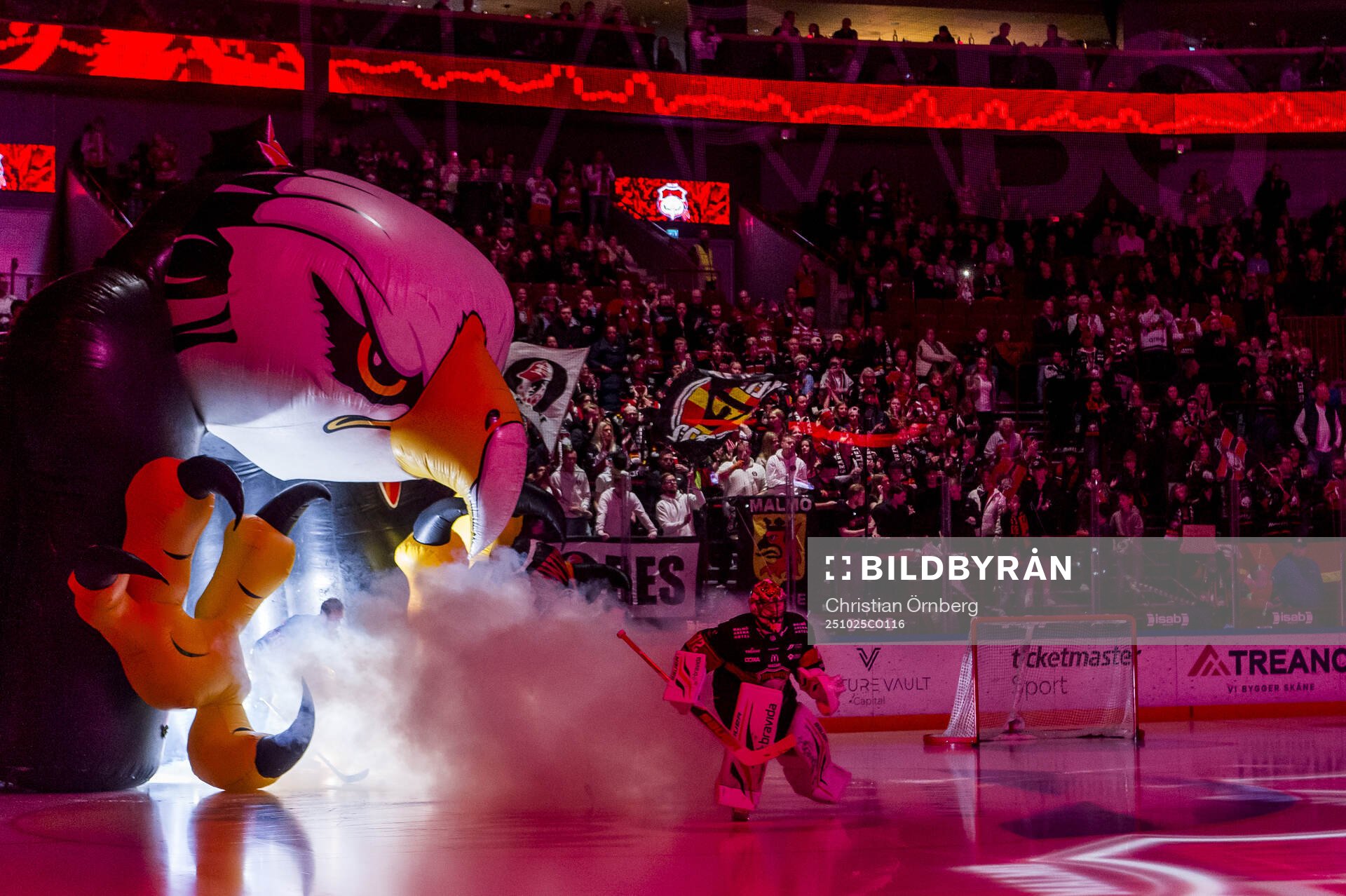 Malmö Redhawks målvakt Daniel Marmenlind
