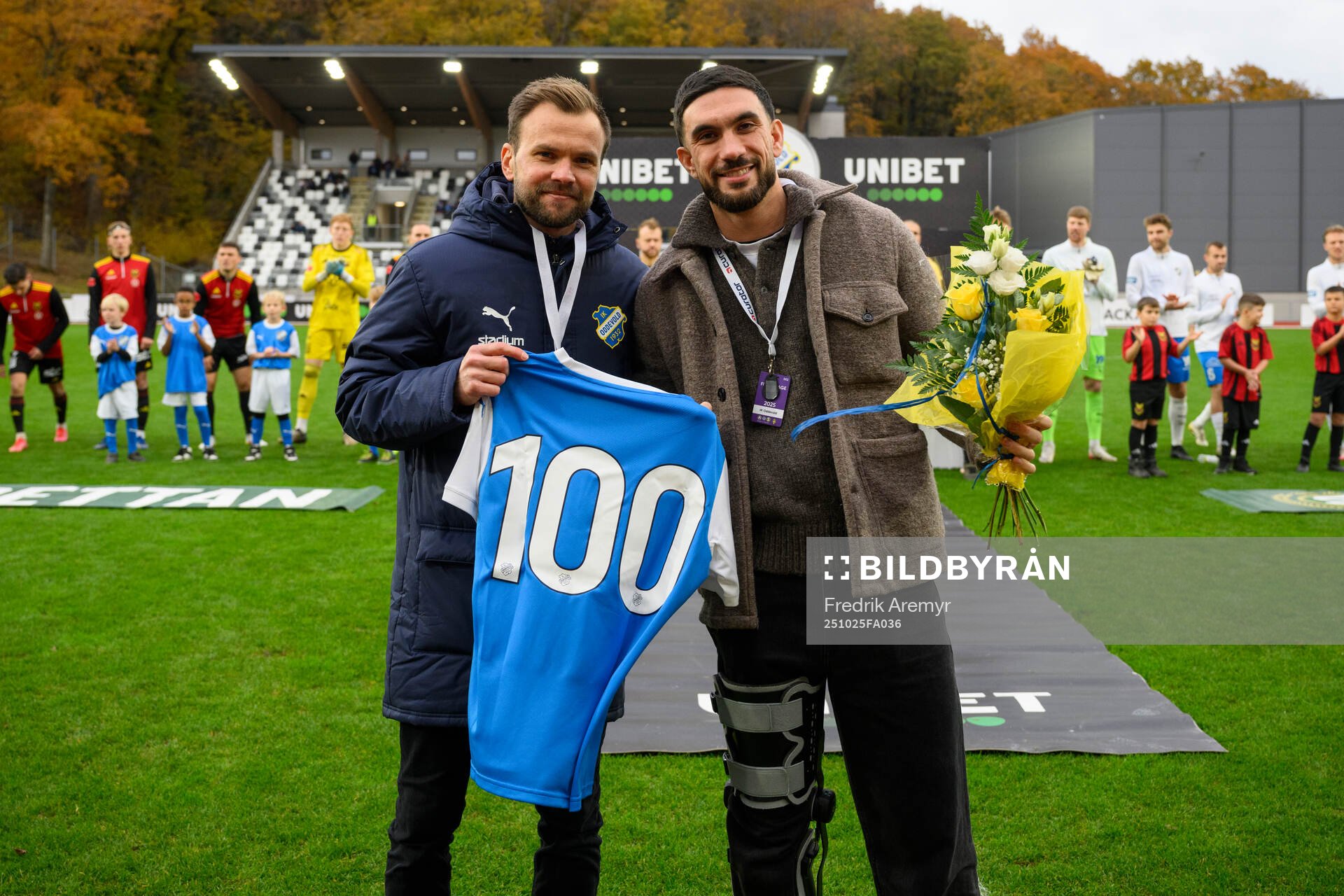 Klubbchef Daniel Wilhelmsson och Daniel Krezic