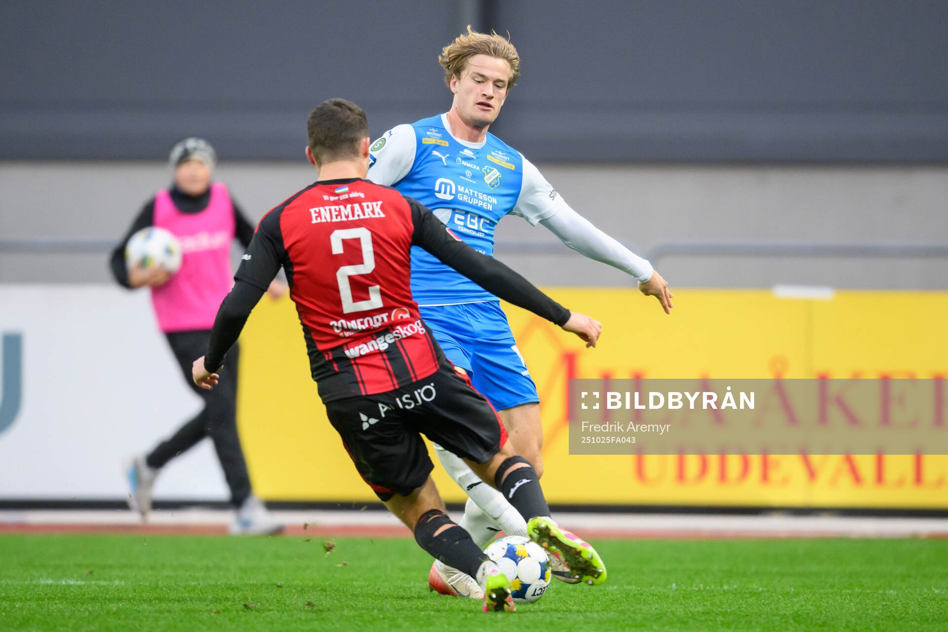 Östersunds Christian Enemark och Oddevolds Vincent Poppler