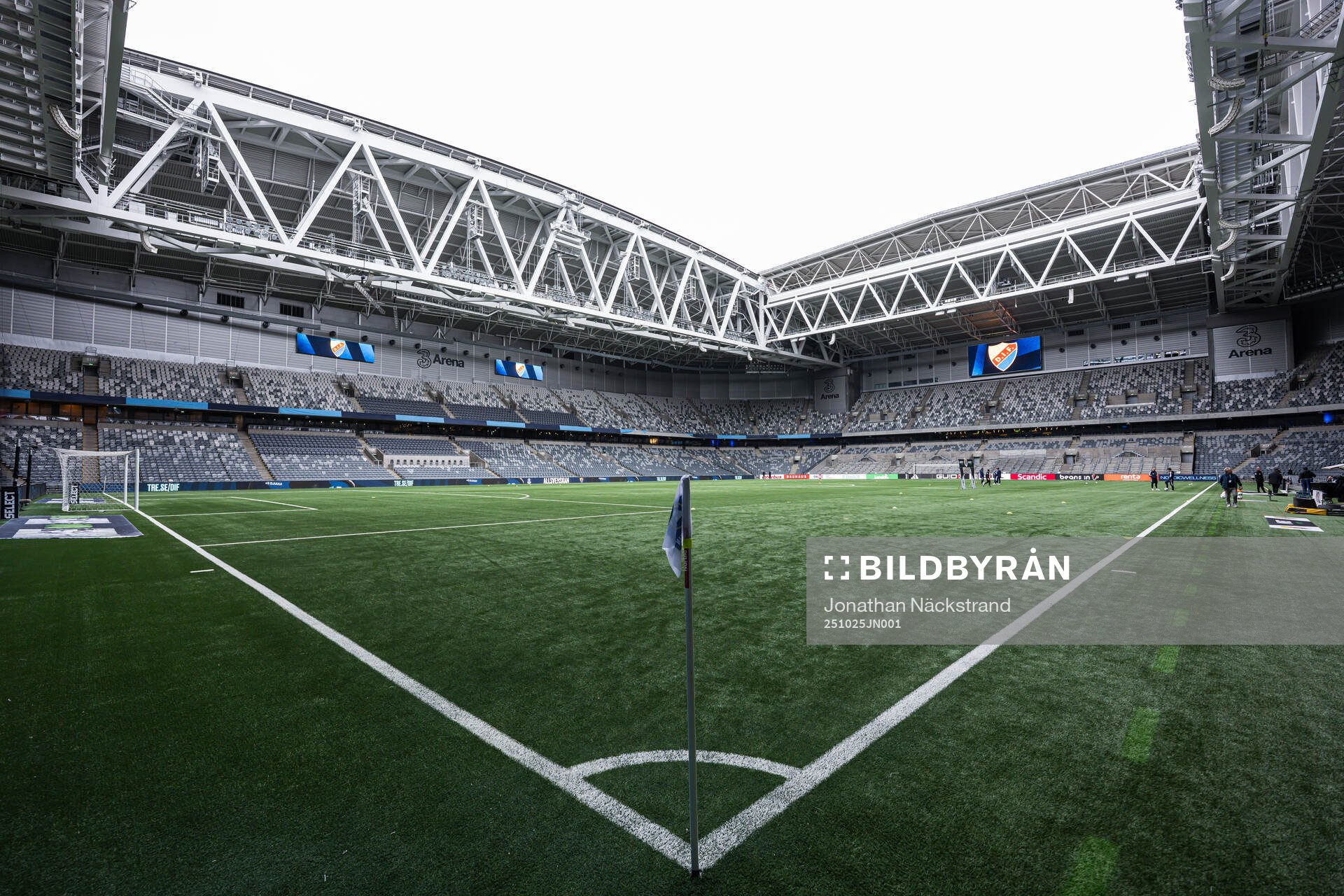 Interiör vy av 3 Arena