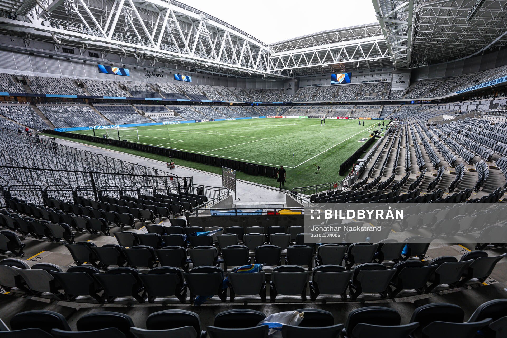 Interiör vy av 3 Arena
