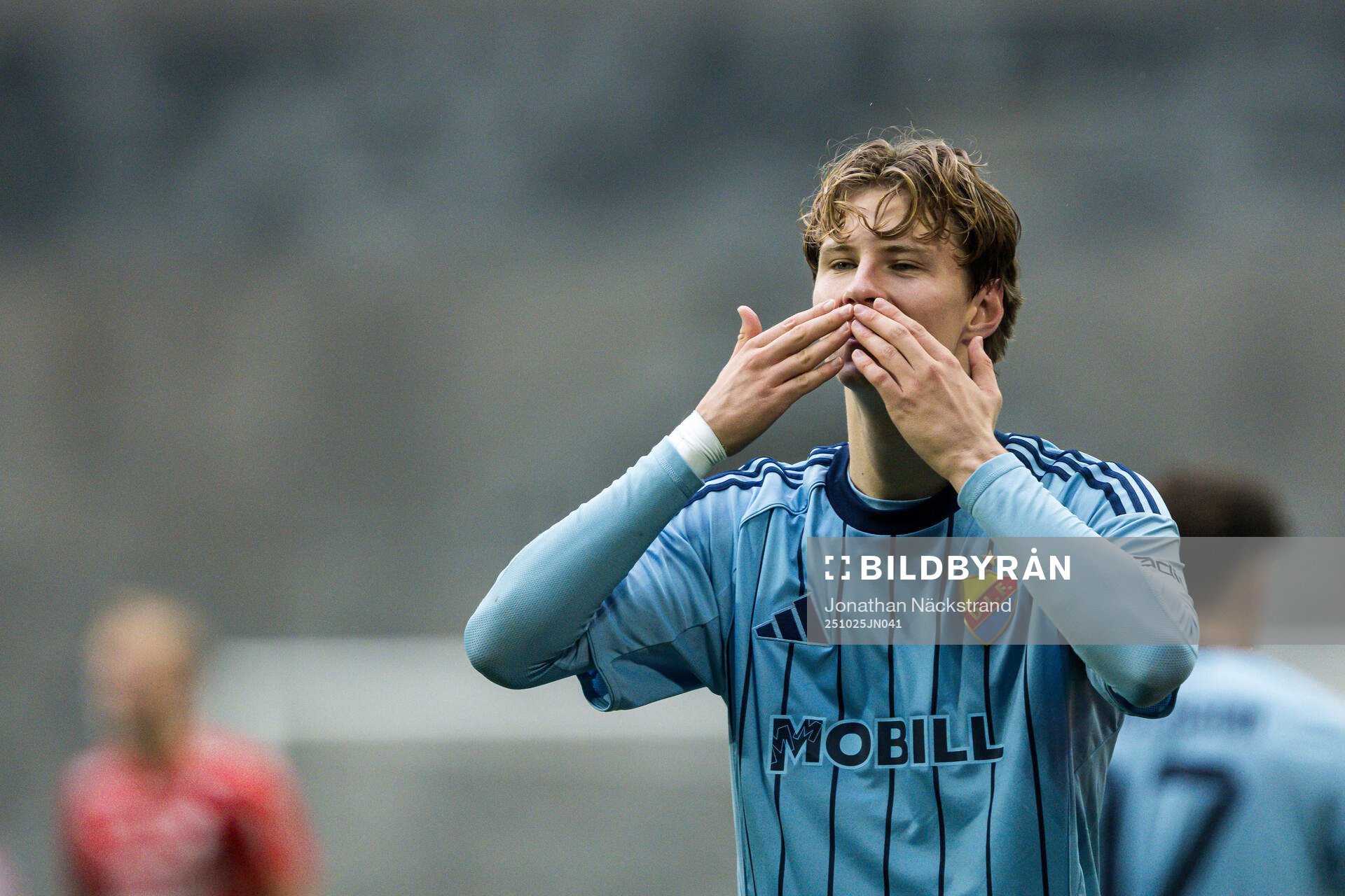 Djurgårdens August Priske Flyger jublar