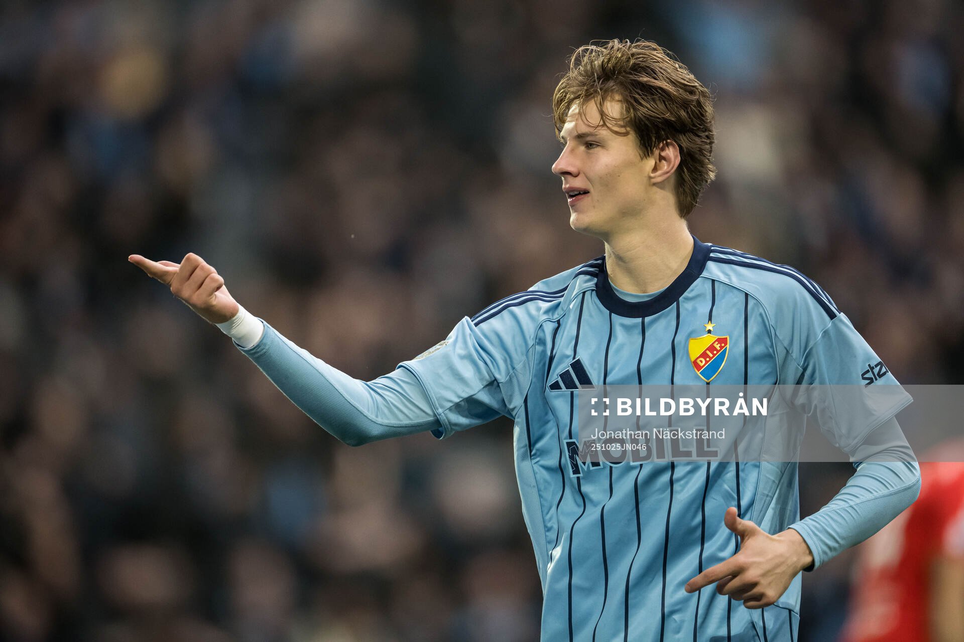 Djurgårdens August Priske Flyger jublar