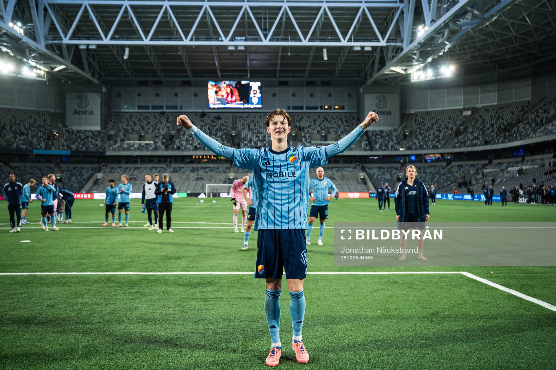 Djurgårdens August Priske Flyger jubel