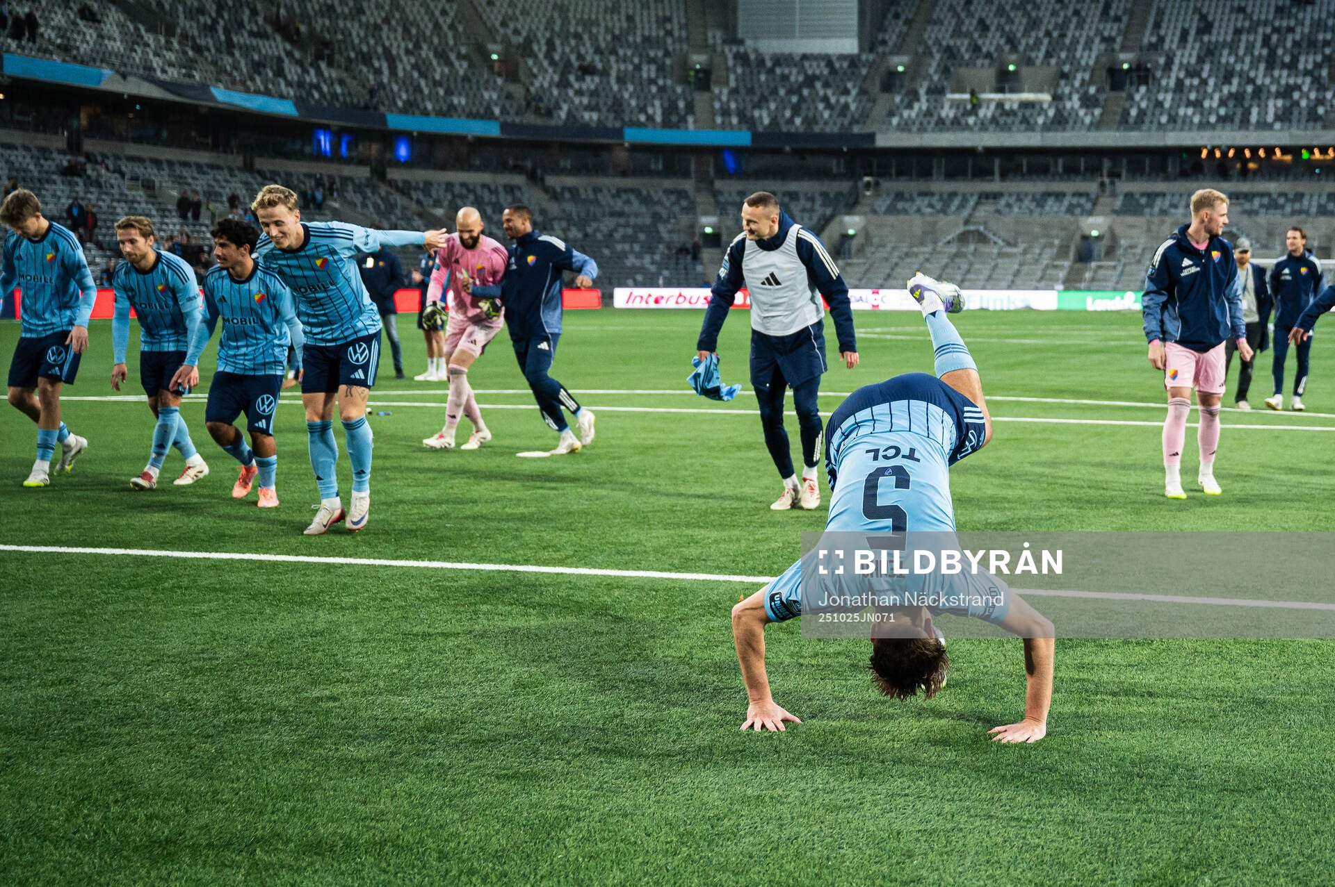 Djurgårdens Miro Tenho jublar