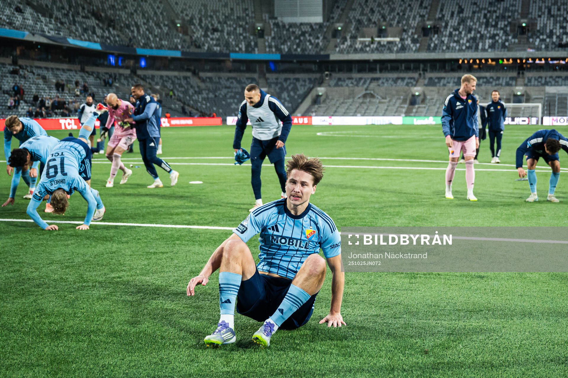 Djurgårdens Miro Tenho jublar