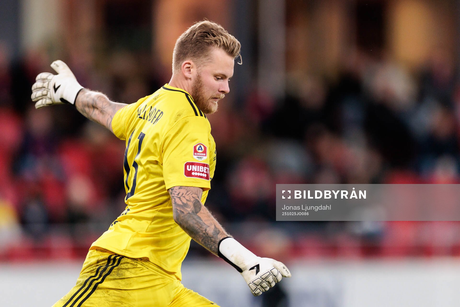 Östers målvakt Robin Wallinder