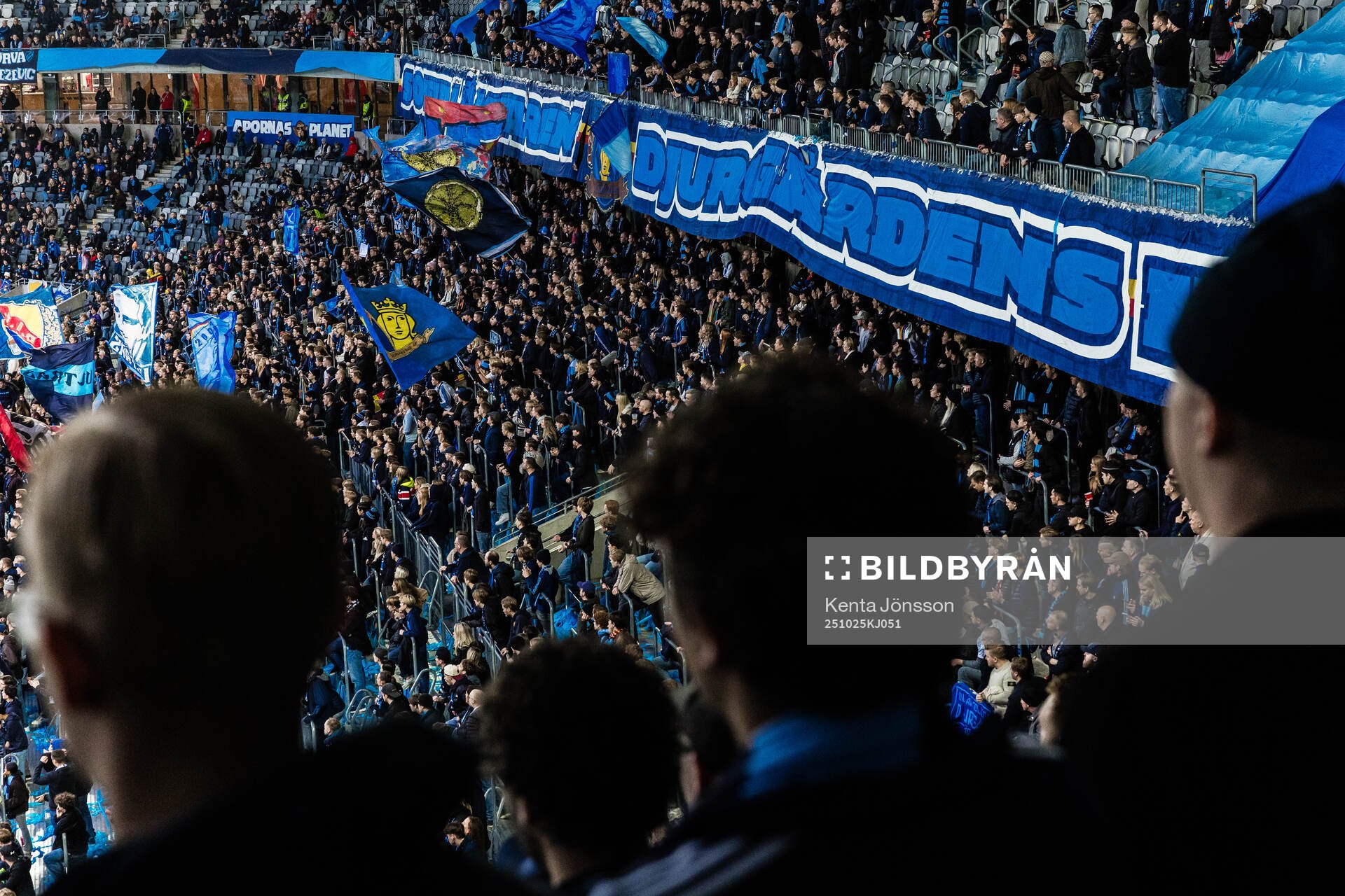 3Arena med Djurgårdens supportrar