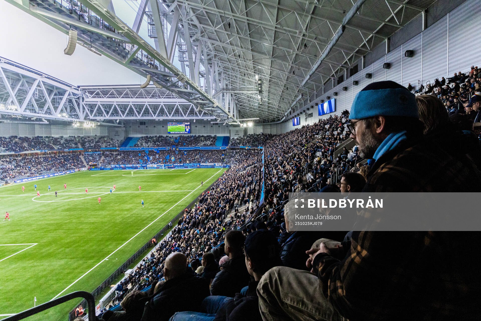 3Arena med Djurgårdens supportrar