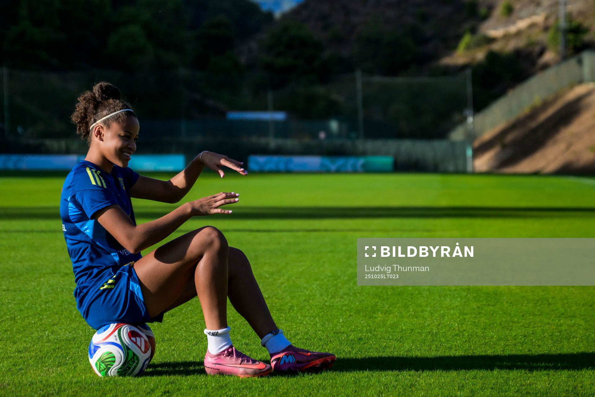 Felicia Schröder of the Swedish women's national football