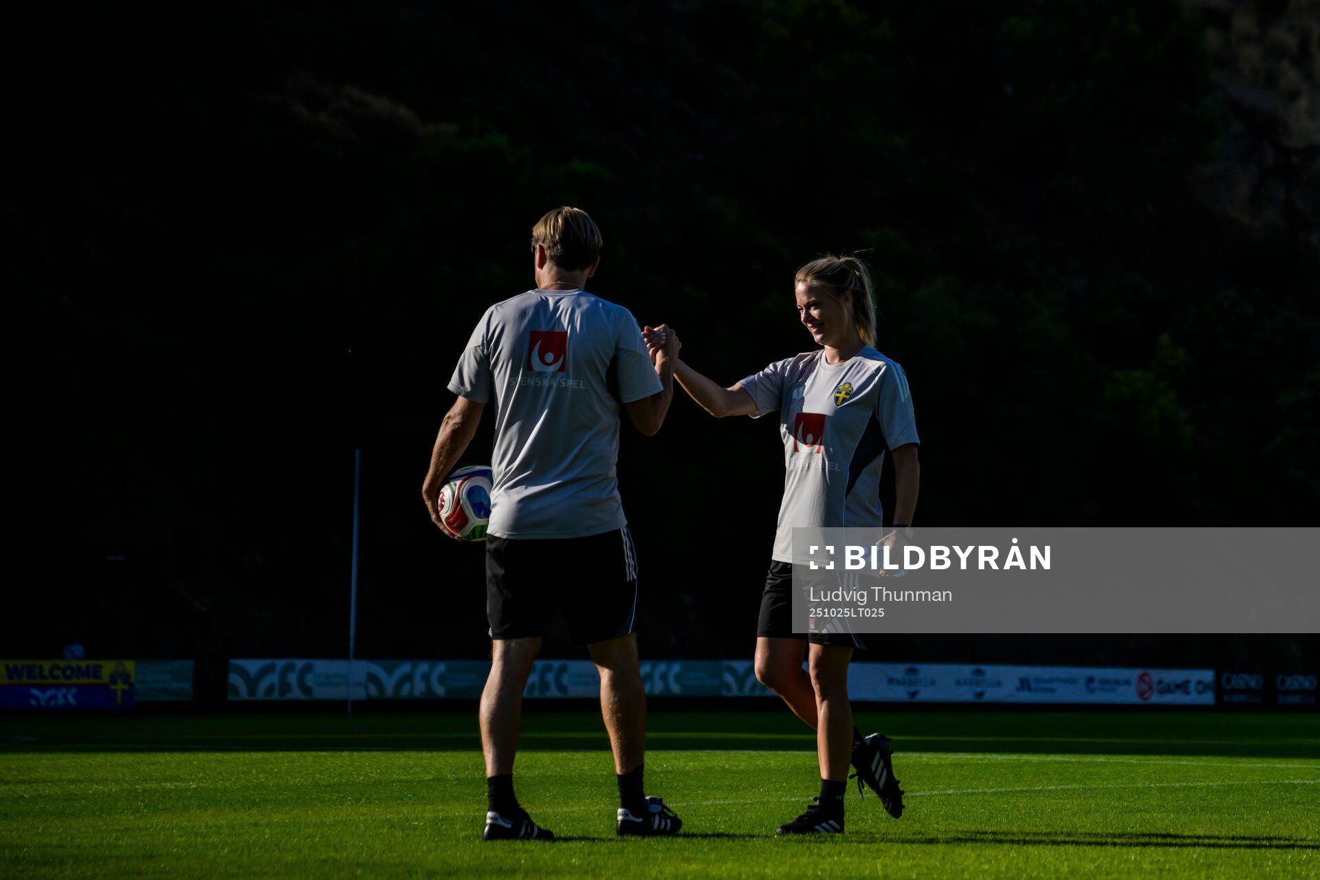 Assistant coach Johanna Almgren of the Swedish women's