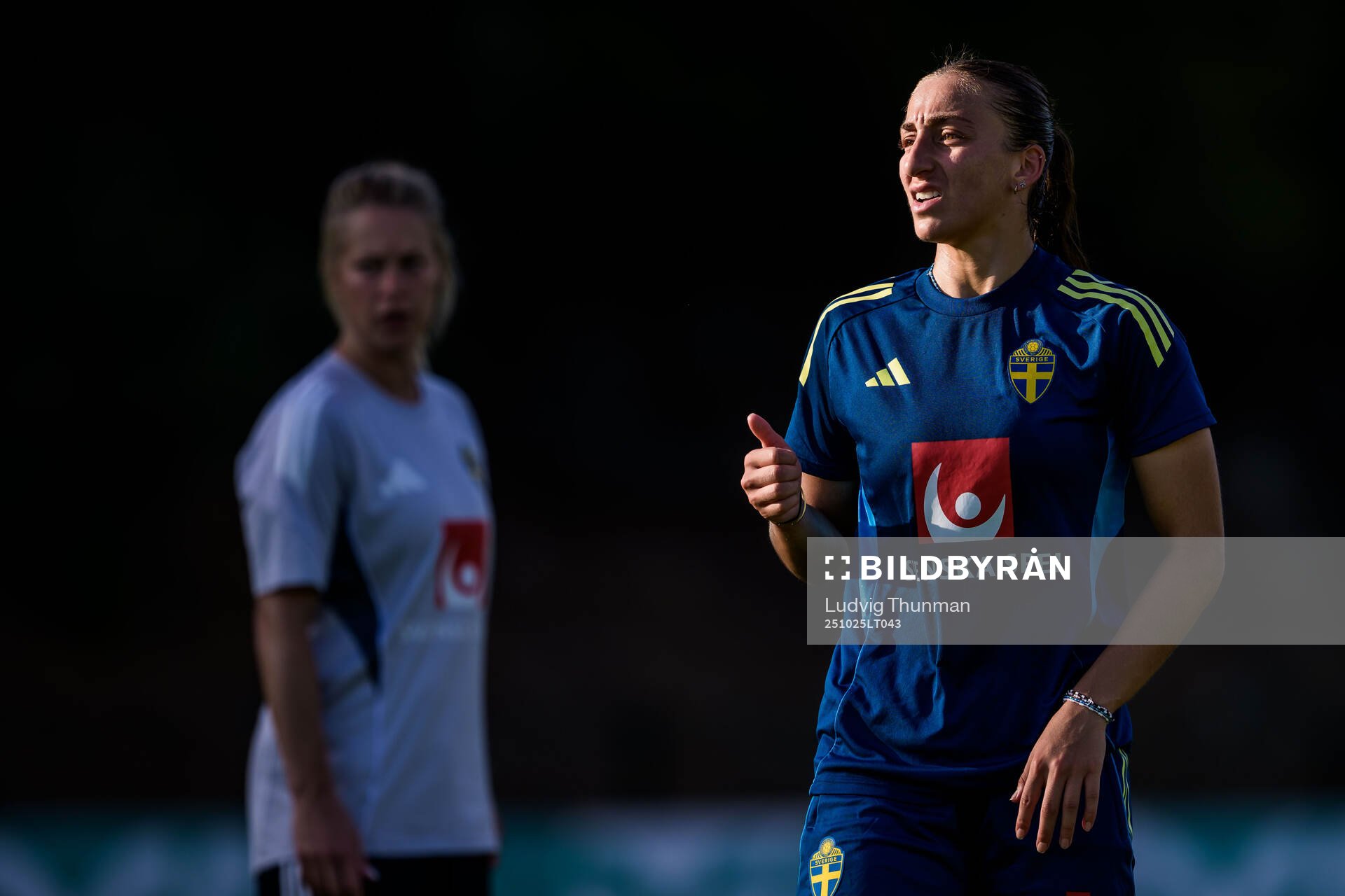 Rosa Kafaji of the Swedish women's national football team