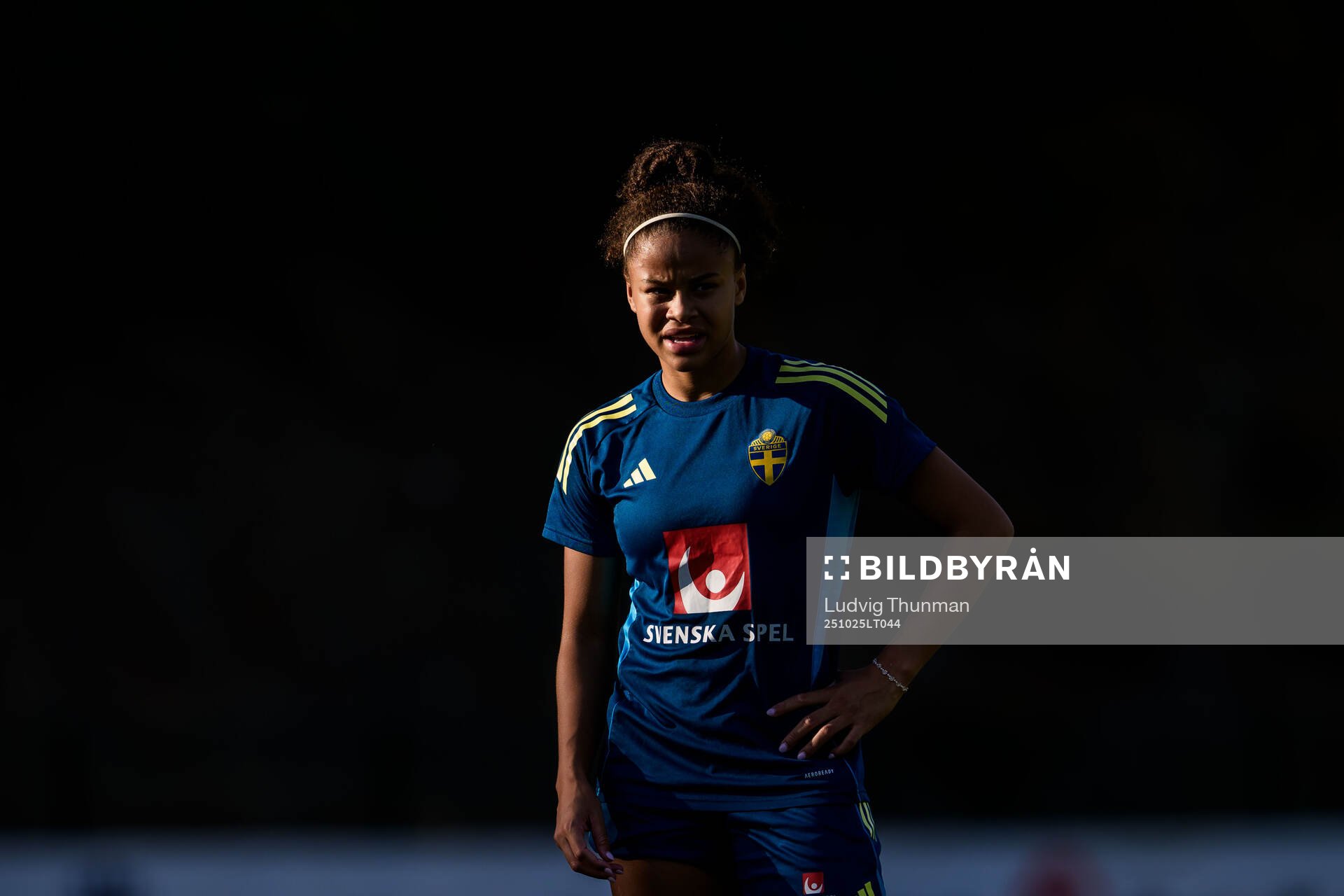 Felicia Schröder of the Swedish women's national football