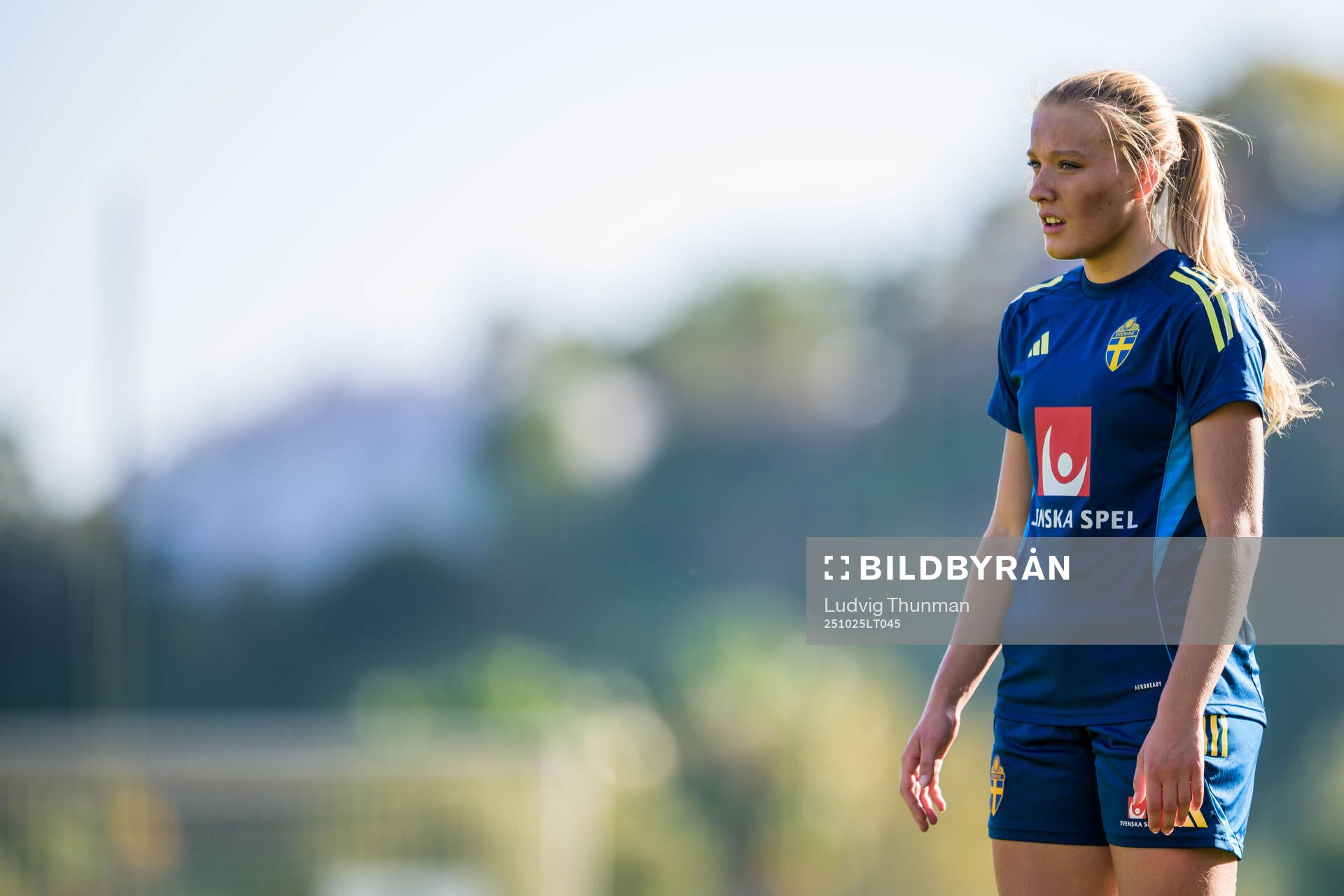 Smilla Holmberg of the Swedish women's national football