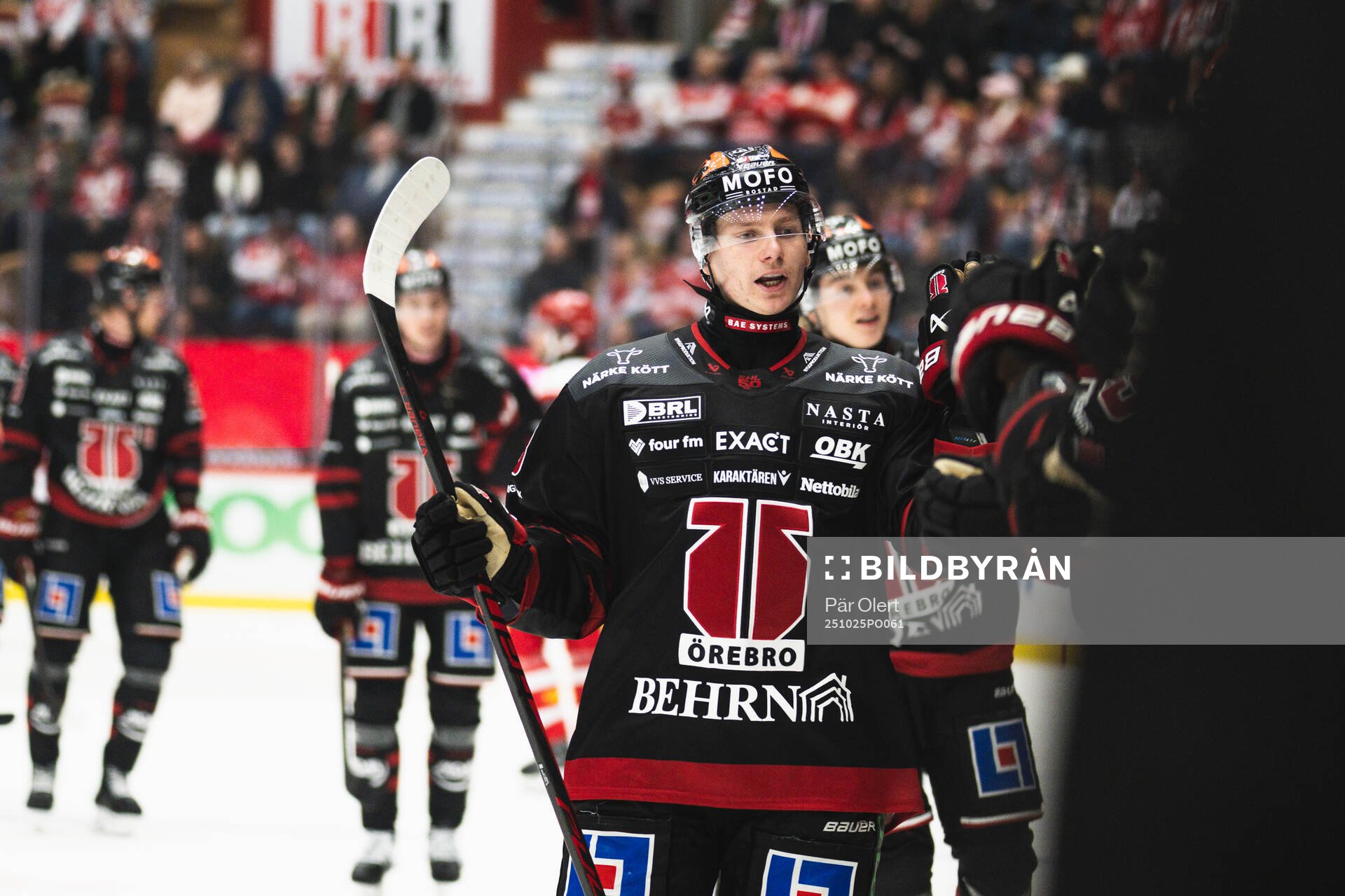 Örebros Egor Polin jublar