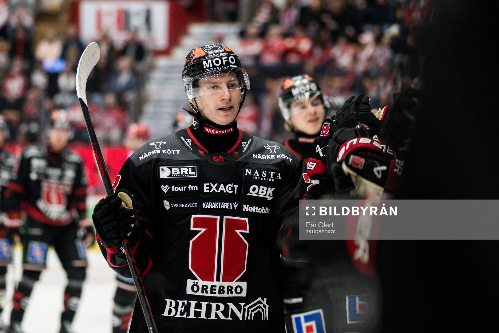 Örebros Egor Polin jublar