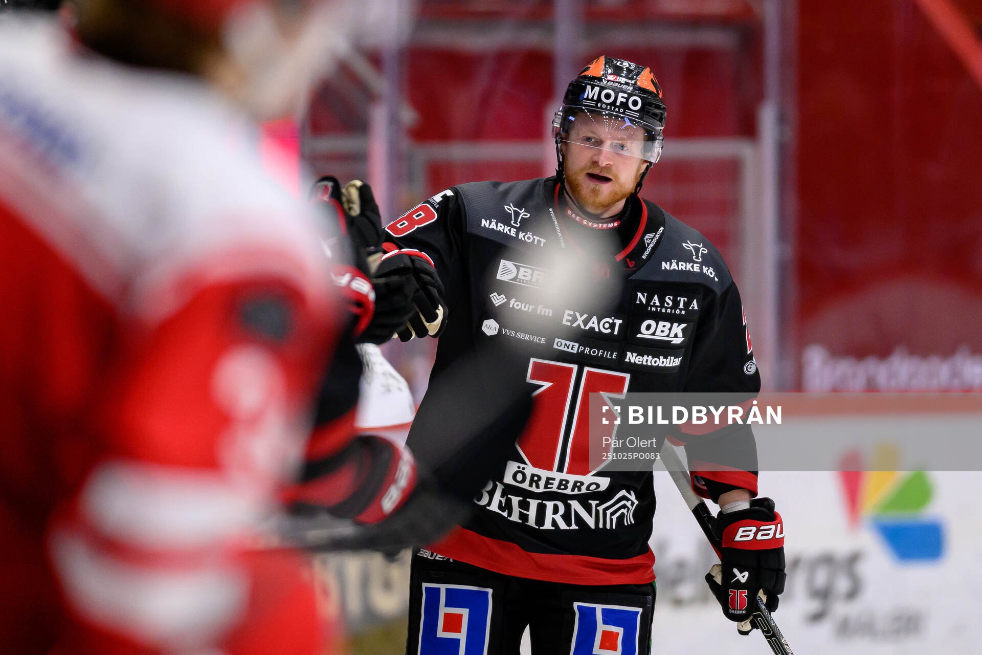 Örebros Linus Arnesson jublar