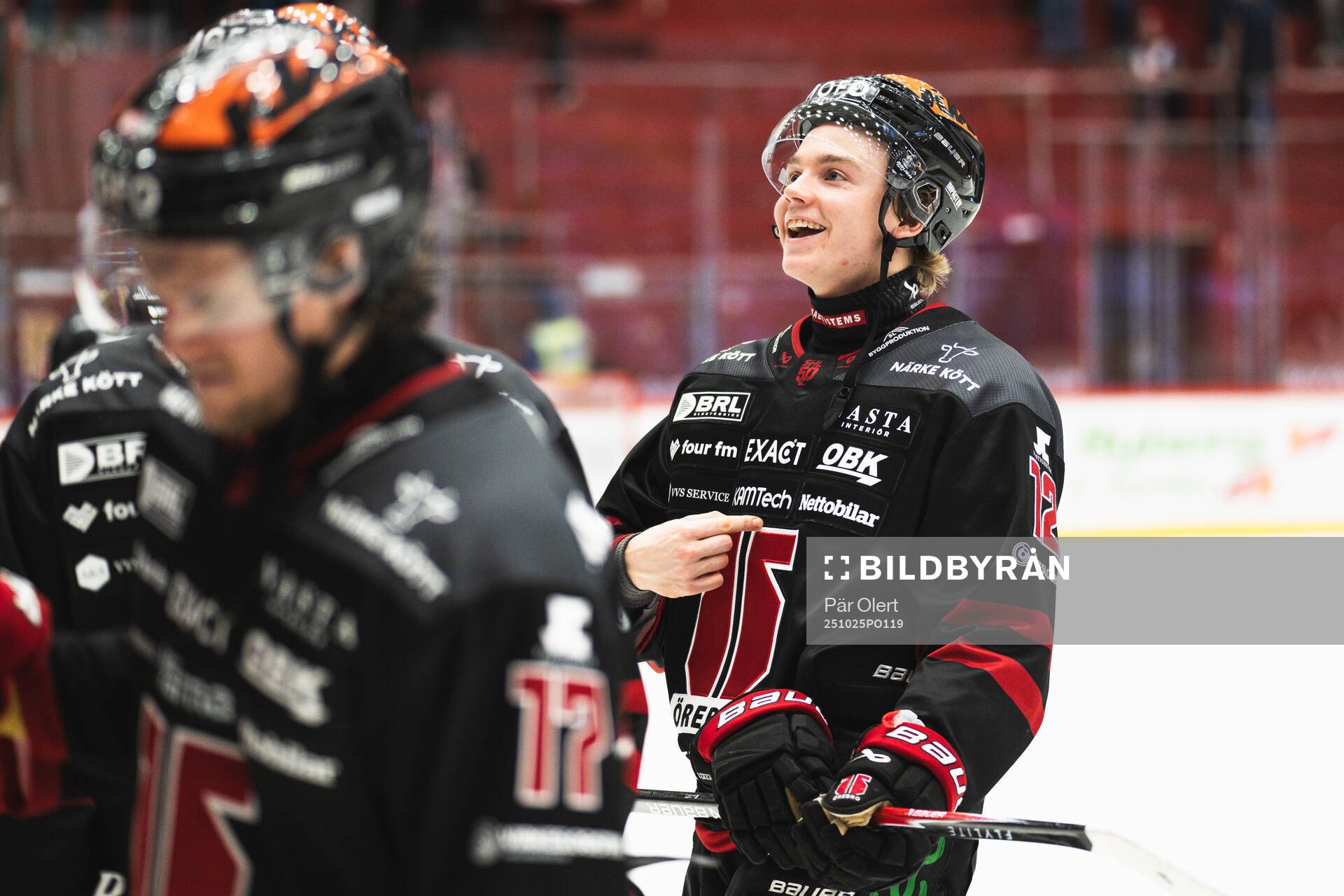 Örebros Noah Steen jublar
