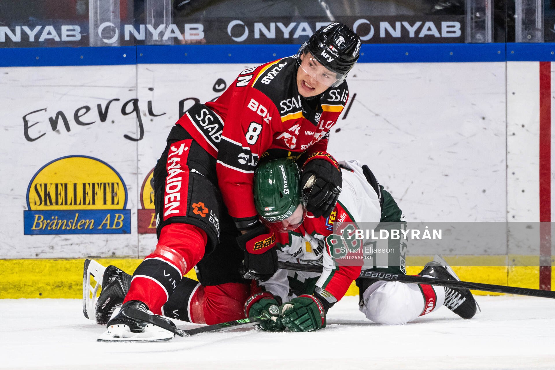 Luleås William Håkansson och Frölundas Erik Thorell