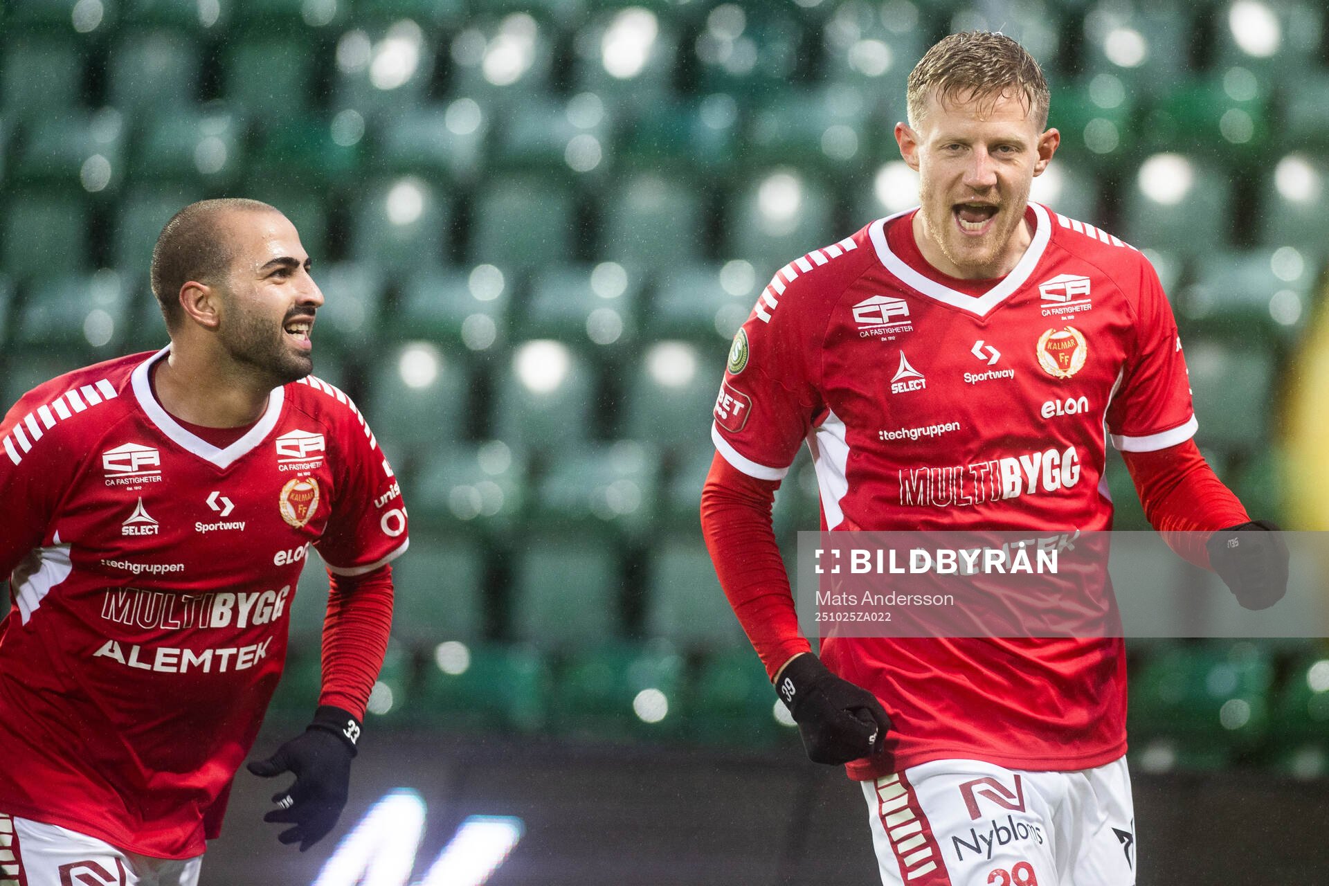 Kalmars Lars Sætra jublar