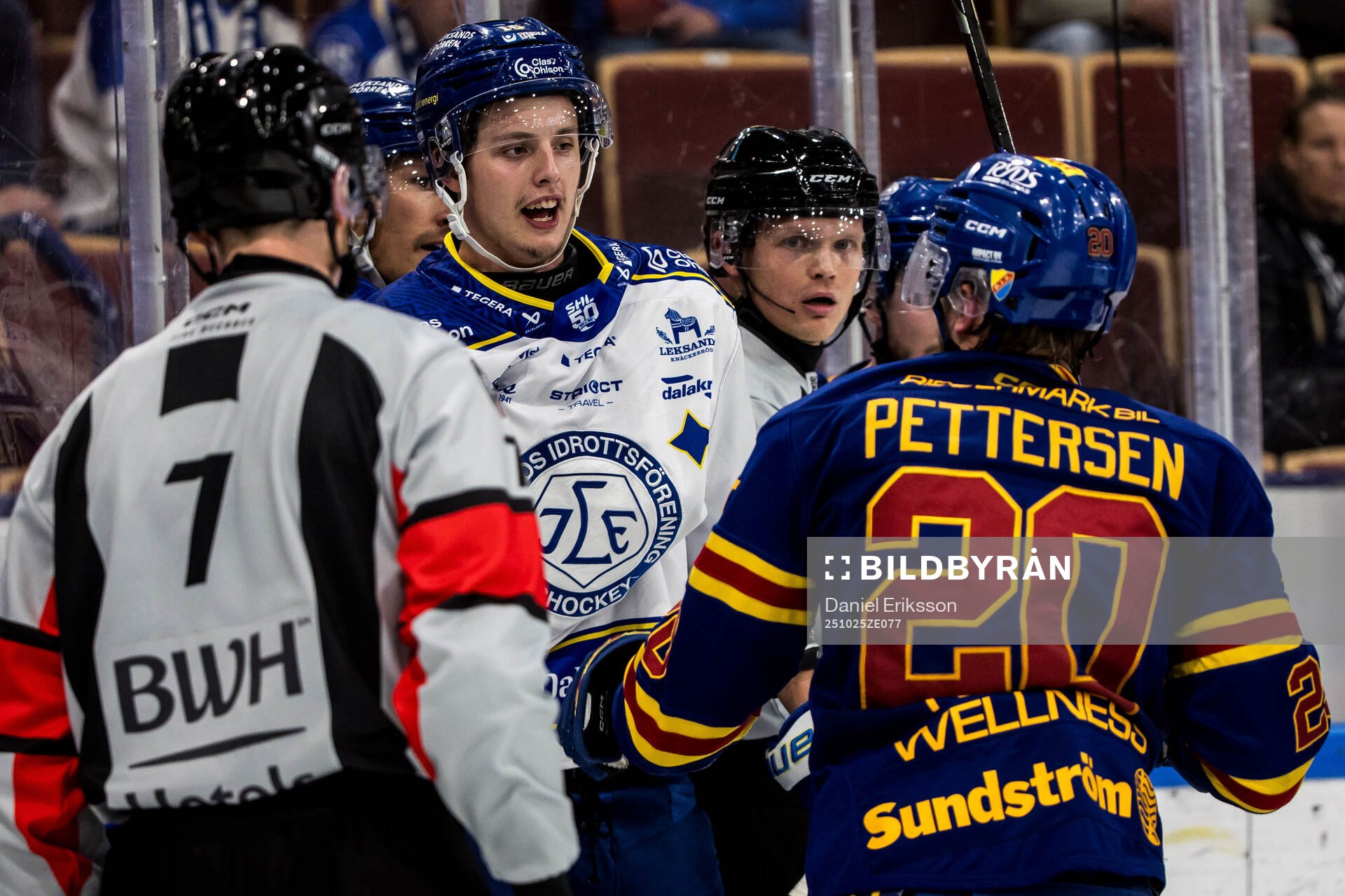 Leksands Anton Johansson och Djurgårdens Mathias Emilio