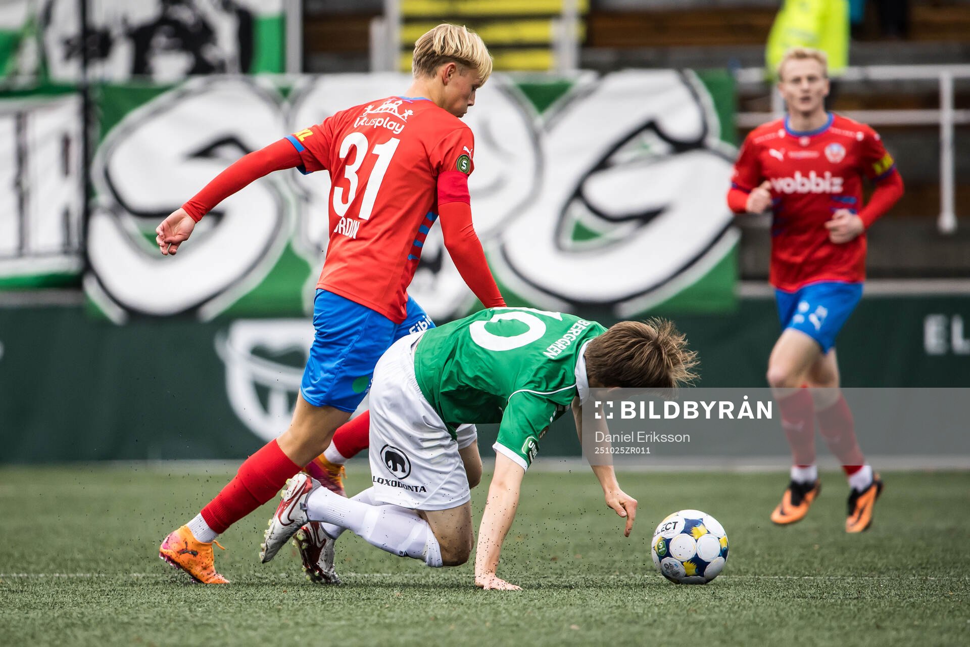 Helsingborgs Alvin Nordin och Brages Gustav Berggren