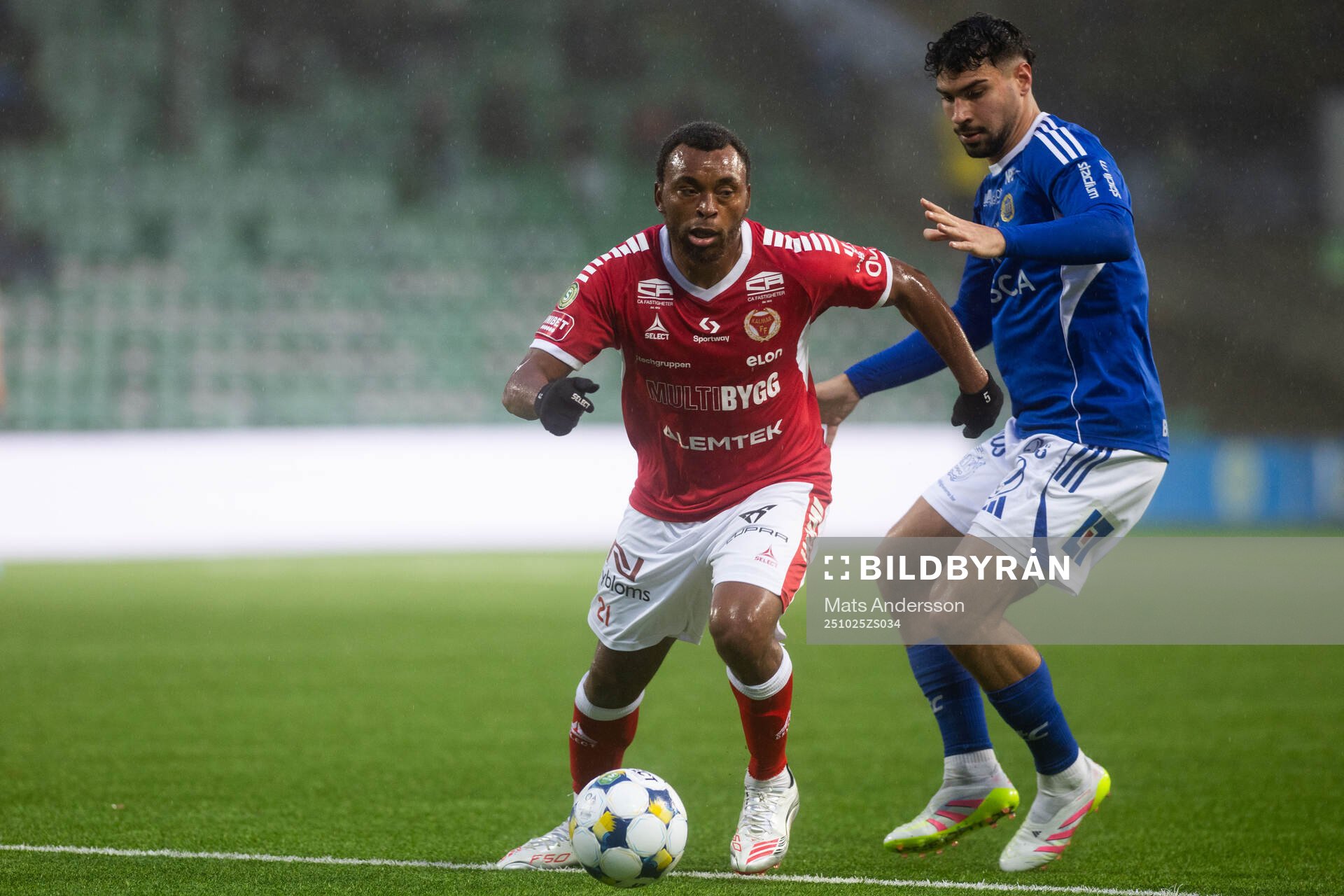 Kalmars Abdussalam Magashy och GIF Sundsvalls Carlos