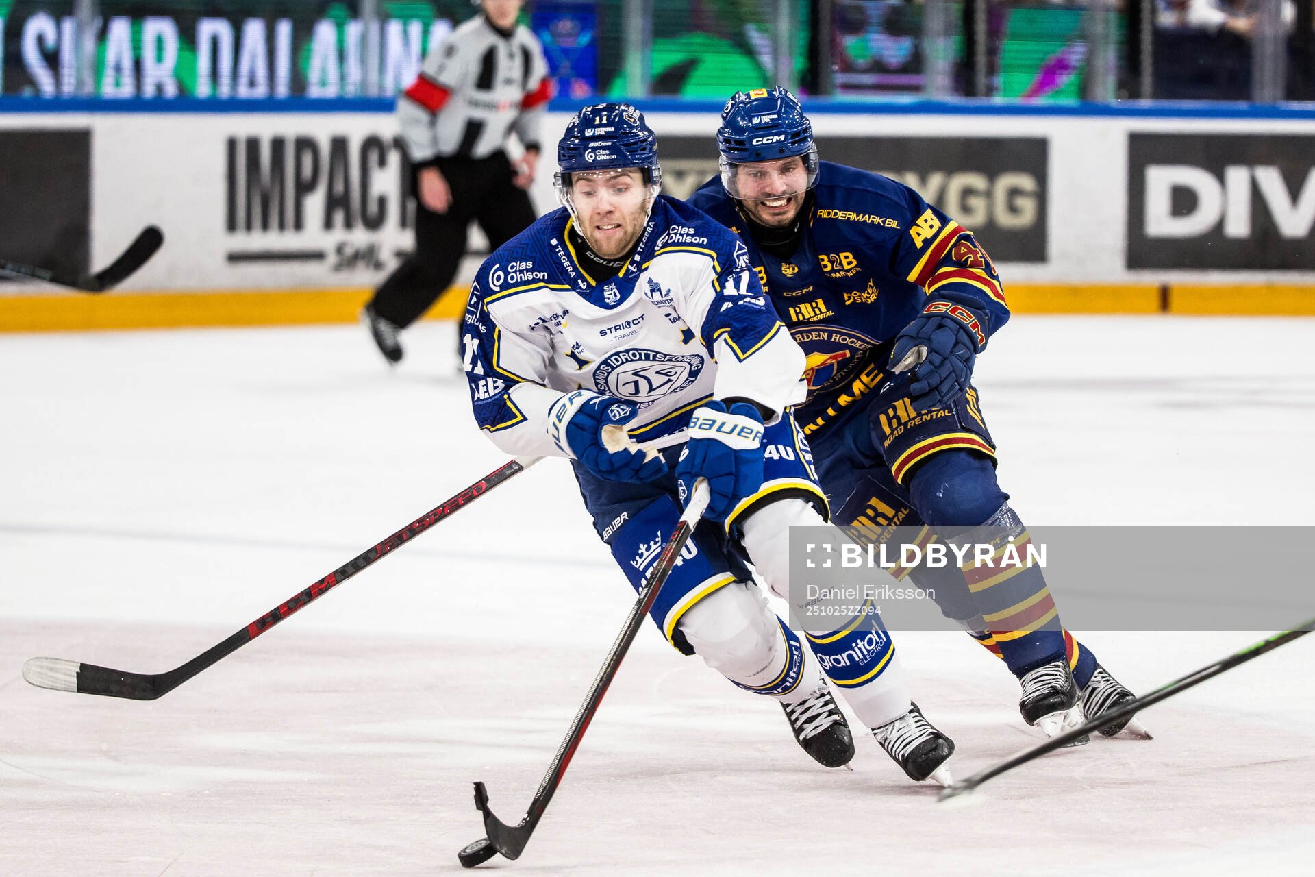 Leksands Wiktor Nilsson och Djurgårdens Charles Hudon