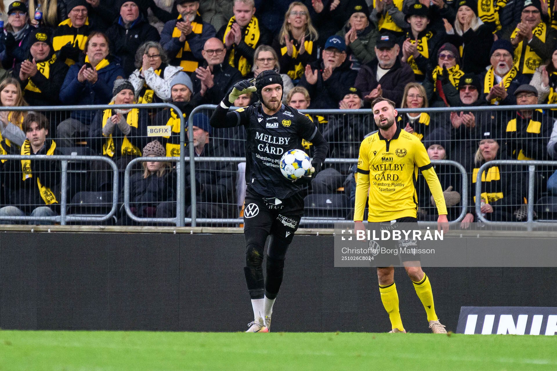 Mjällbys målvakt Noel Törnqvist