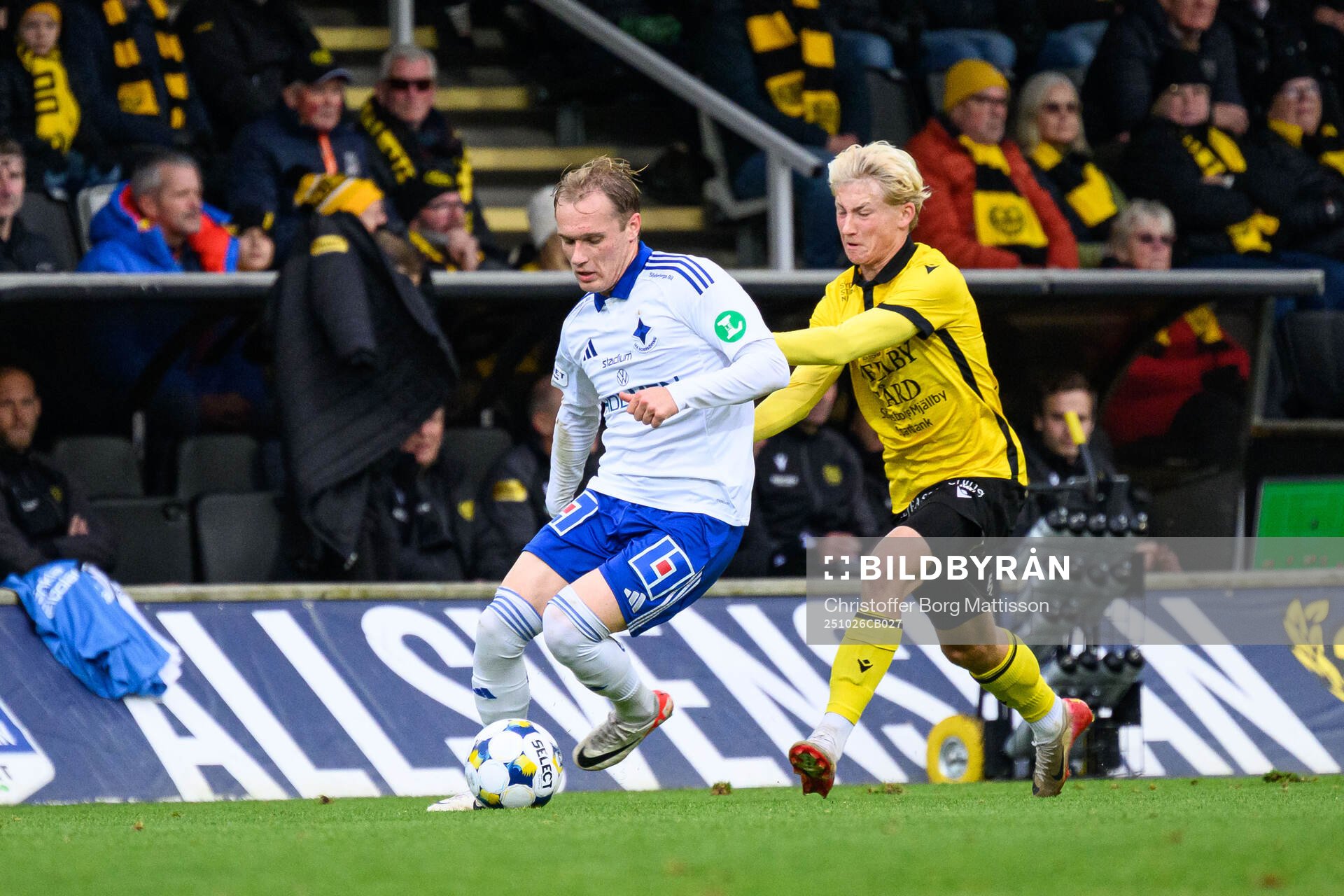 IFK Norrköpings Marcus Baggesen och Mjällbys Romeo